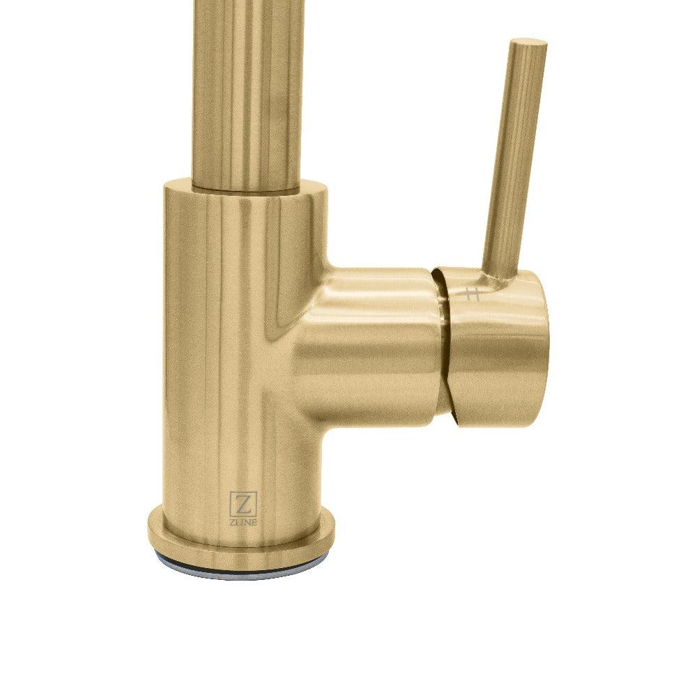 ZLINE Edison Kitchen Faucet in Champagne Bronze, EDS-KF-CB