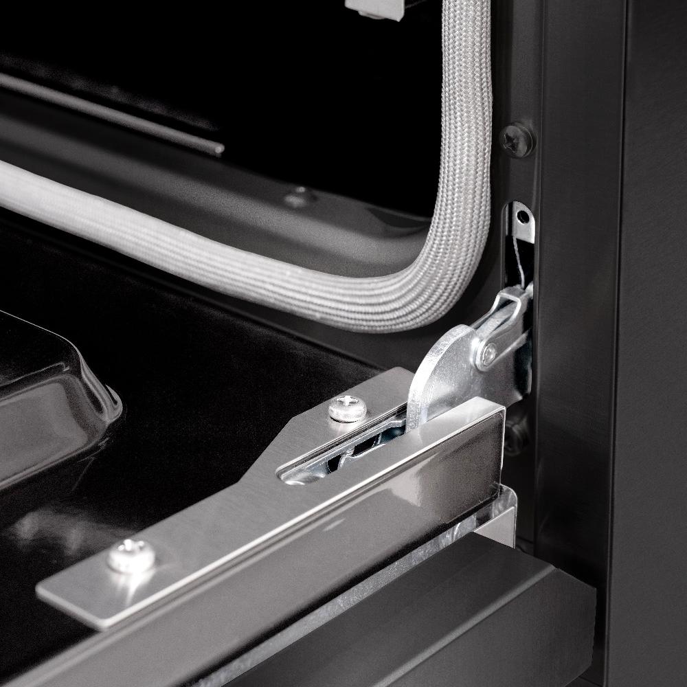 ZLINE 30 in. Gas Range 4.2 cu. ft. Capacity 4 Burners Black Stainless Steel (CGRB-30)