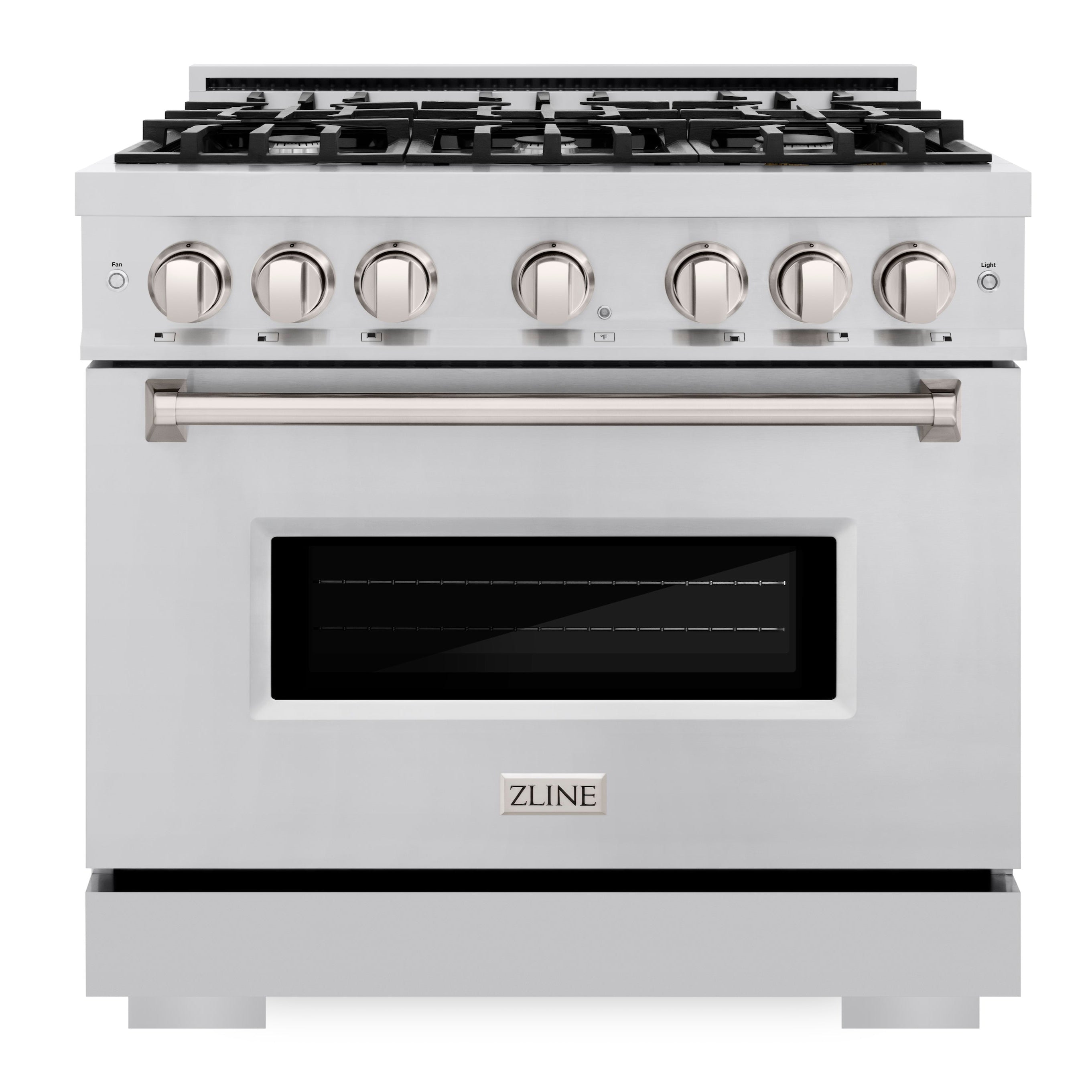 ZLINE 36 in. 5.2 cu. ft. Classic Gas Range with 6 Burner Cooktop in Stainless Steel (CGR36)