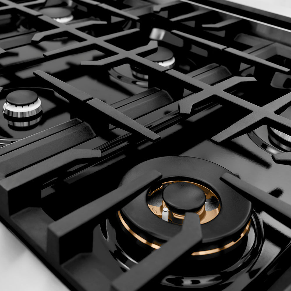 ZLINE 48" Rangetop in Stainless Steel with 7 Gas Burnes and Griddle, RT-GR-48