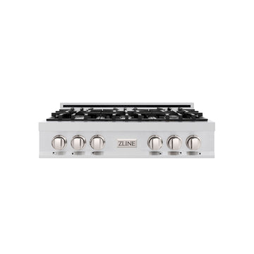 ZLINE 36 in. Rangetop with 6 Gas Burners, RT36