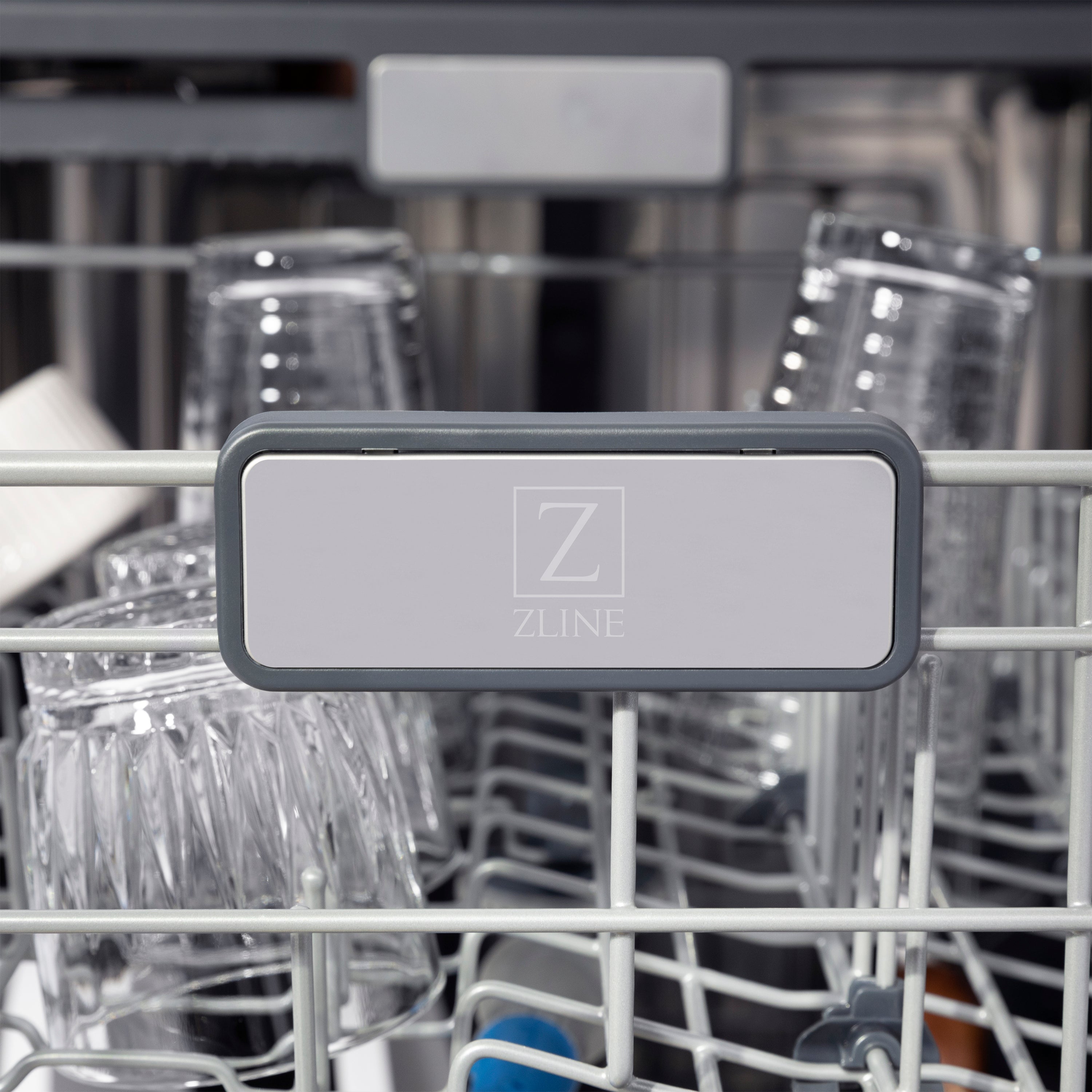 ZLINE Monument Series 24-Inch Top Control Dishwasher with 3rd Rack, Black Matte, 45 dBA, DWMT-BLM-24