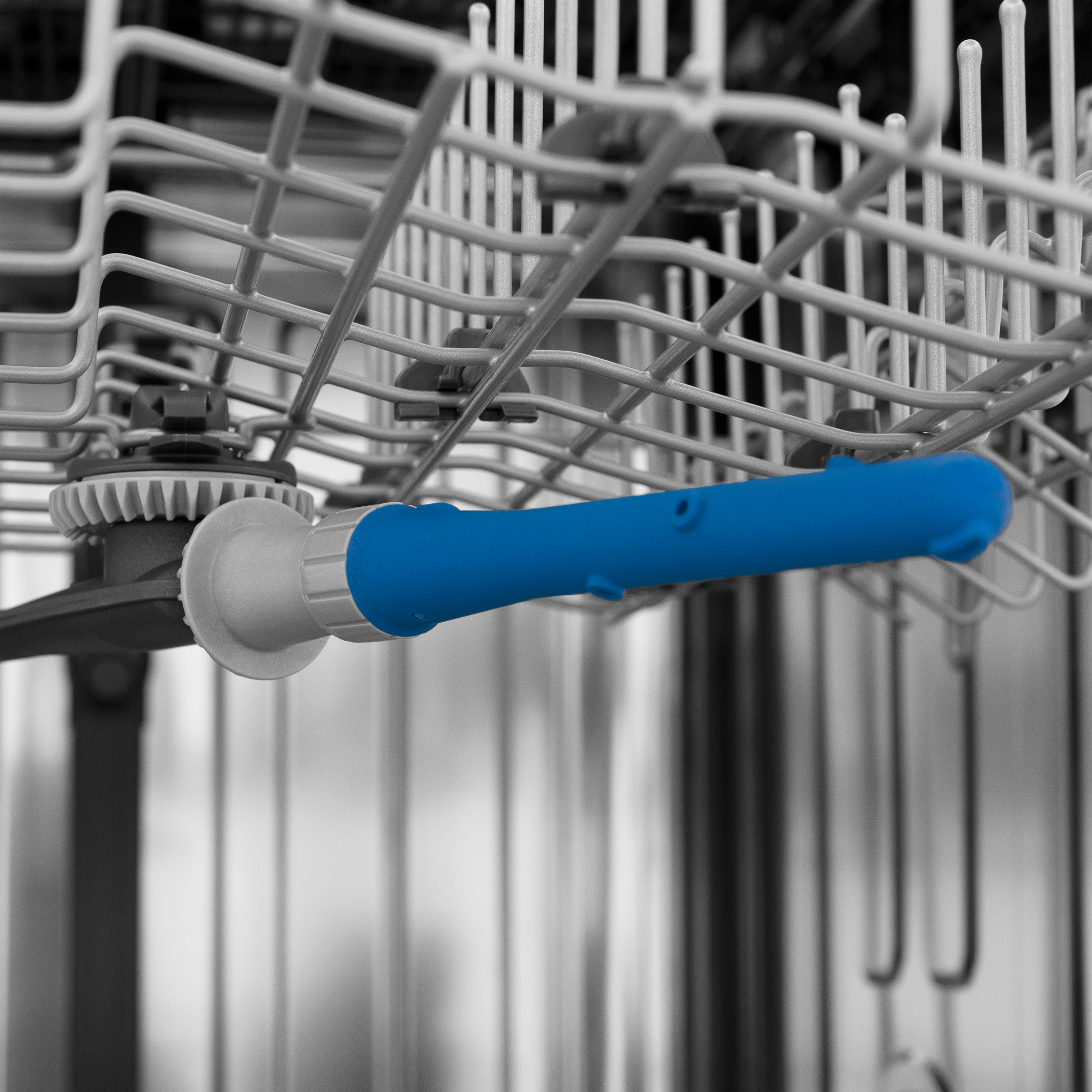 ZLINE Autograph Edition 24-Inch Tall Built-In Dishwasher with Touch Controls, White Matte Finish, Gold Handle, DWMTZ-WM-24-G