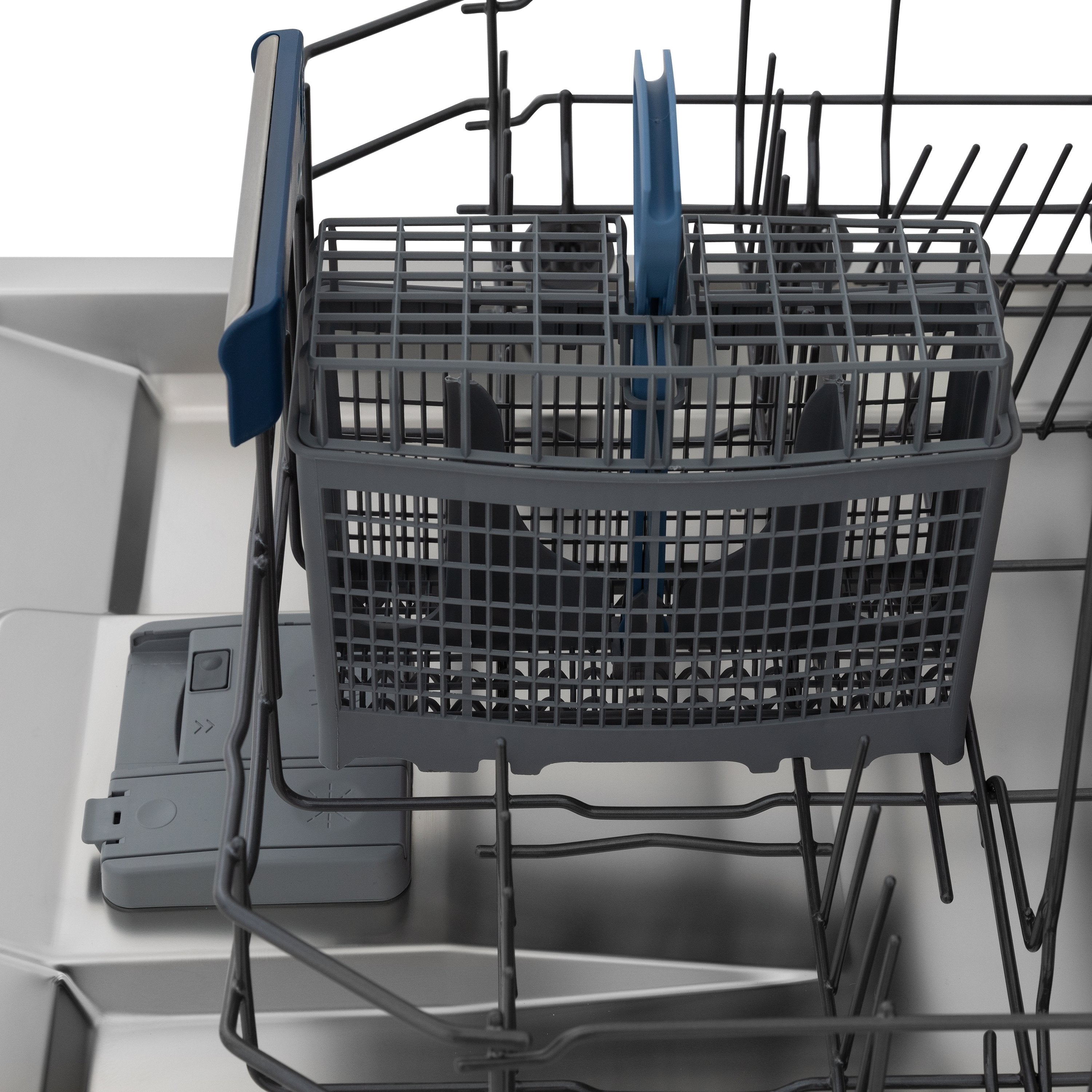 ZLINE 24-Inch Top Control Tall Dishwasher, Blue Matte Finish, 3rd Rack (DWV-BM-24)