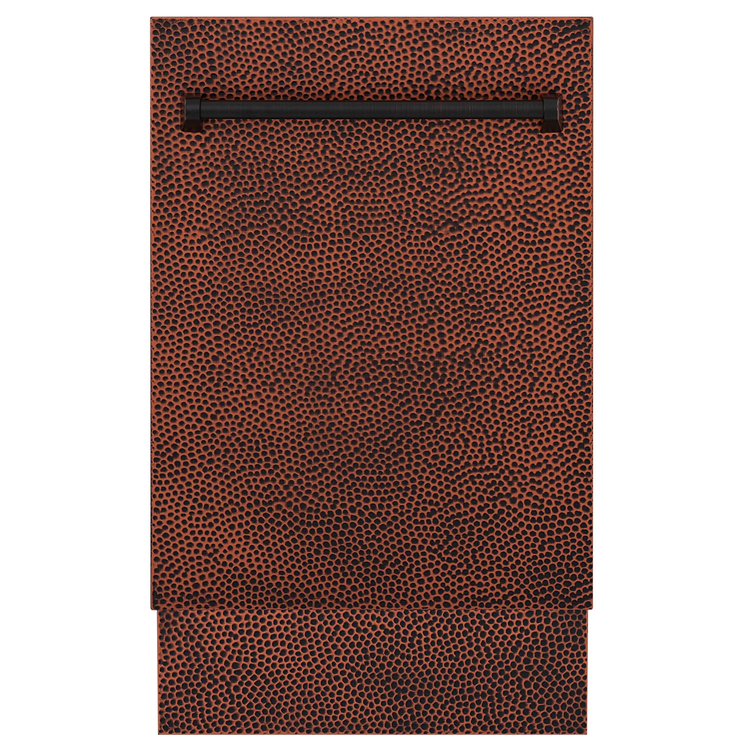ZLINE 18-Inch Top Control Tall Tub Dishwasher with 3rd Rack, Hand-Hammered Copper, DWV-HH-18