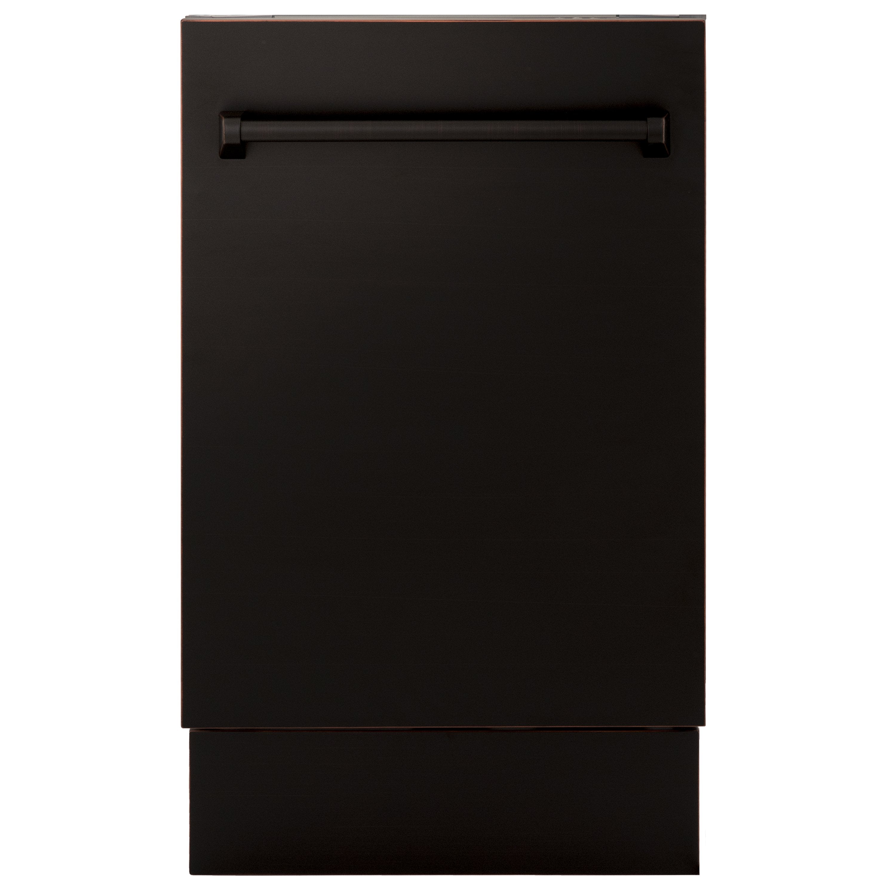 ZLINE 18-Inch Top Control Tall Tub Dishwasher with 3rd Rack, Oil Rubbed Bronze, Model DWV-ORB-18