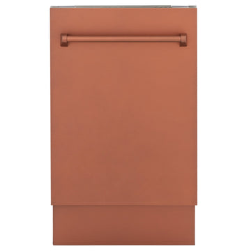 ZLINE 18-Inch Top Control Tall Tub Dishwasher with 3rd Rack, Copper, DWV-C-18