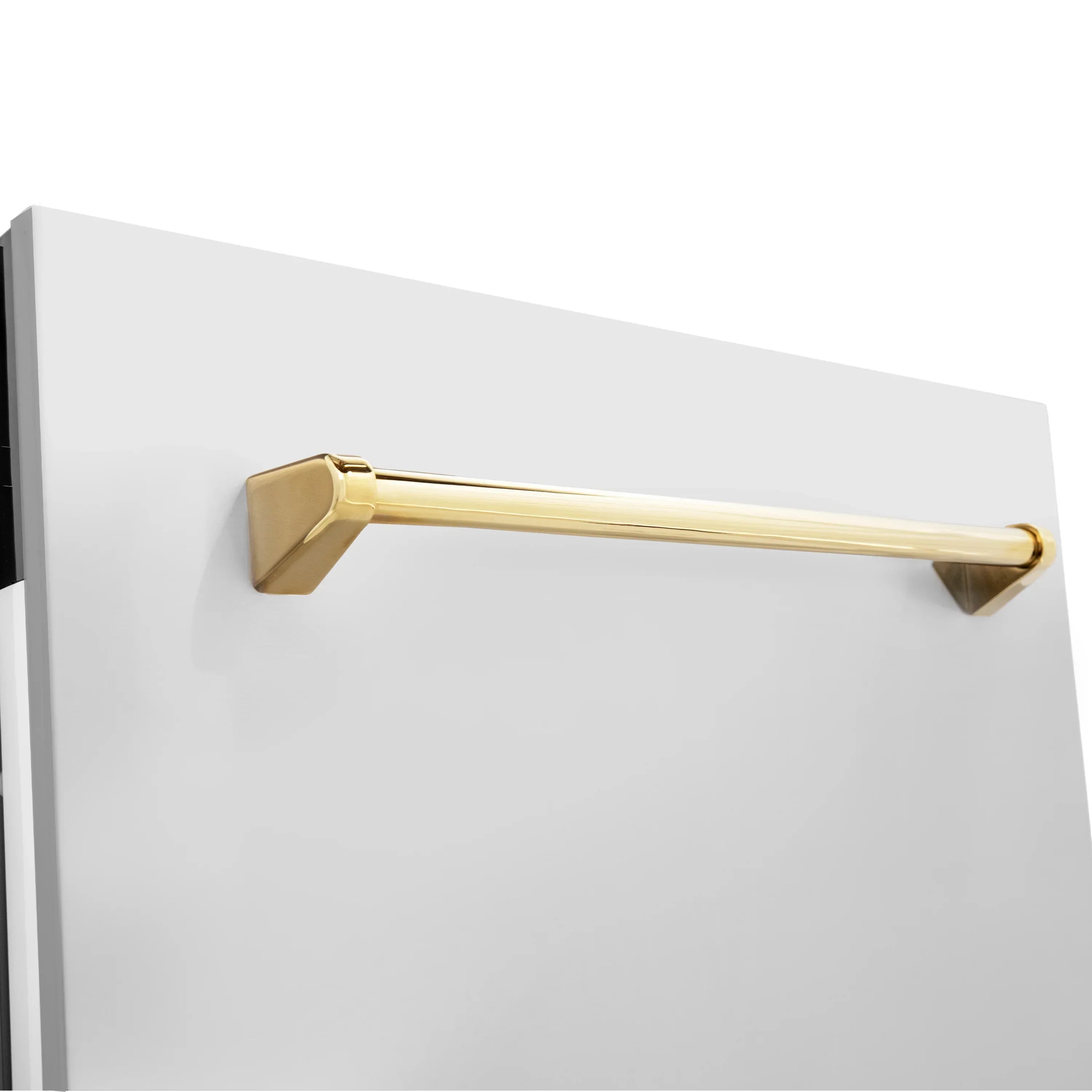 ZLINE Autograph Series 24-Inch Tall Built-In Dishwasher, Stainless Steel, Gold Handle, Model DWVZ-304-24-G