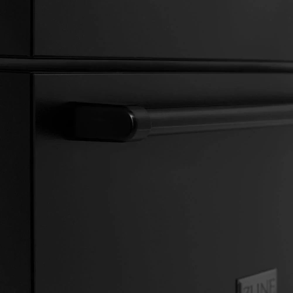 ZLINE 36 in French Door Refrigerator 22.5 cu. ft Ice Maker Black Stainless Steel (RFM-36-BS)