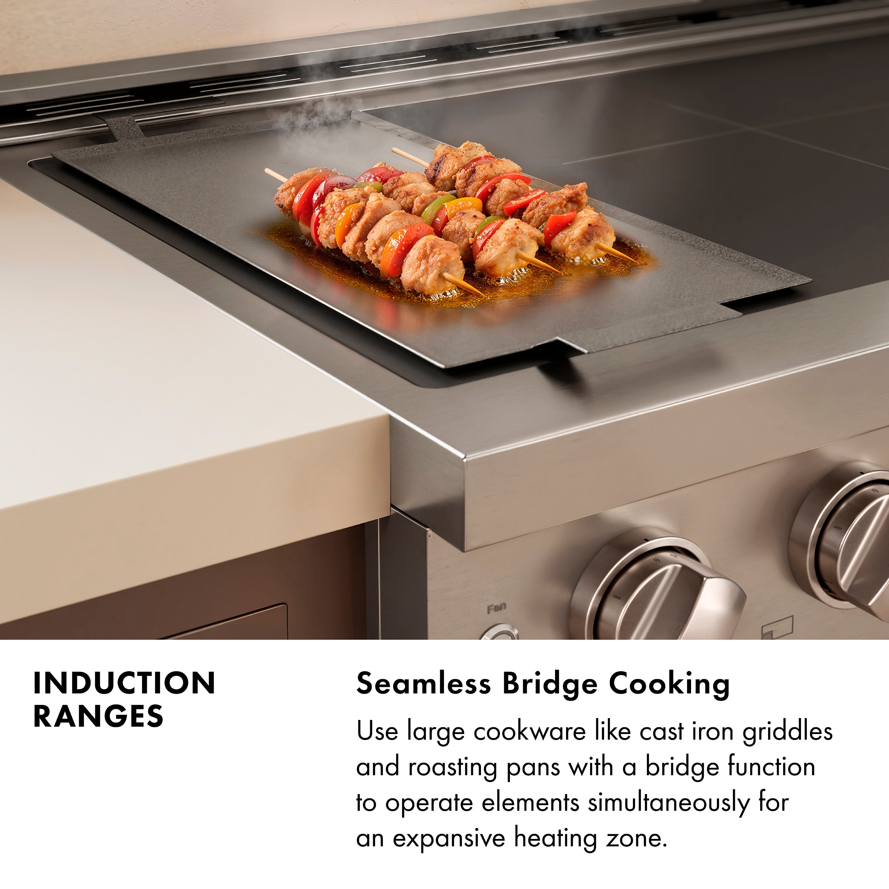 ZLINE 30 in. Induction Range 4.2 cu. ft. 4 Element Cooktop Electric Oven Stainless Steel Polished Gold Accents (SINRZ-30-G)