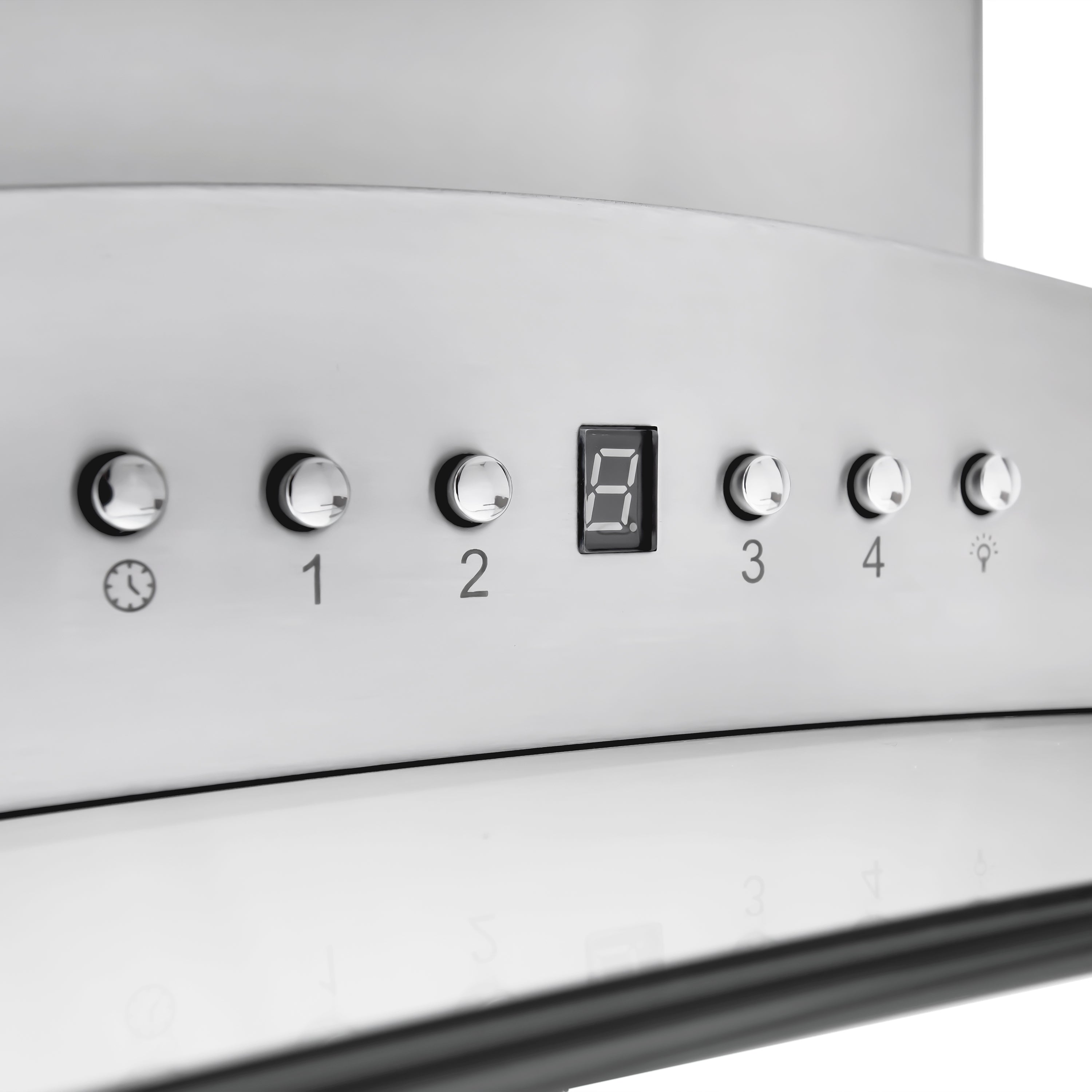 ZLINE 36 in Island Mount Range Hood 400 CFM Stainless Steel CrownSound Bluetooth Speakers (GL9iCRN-BT-36)