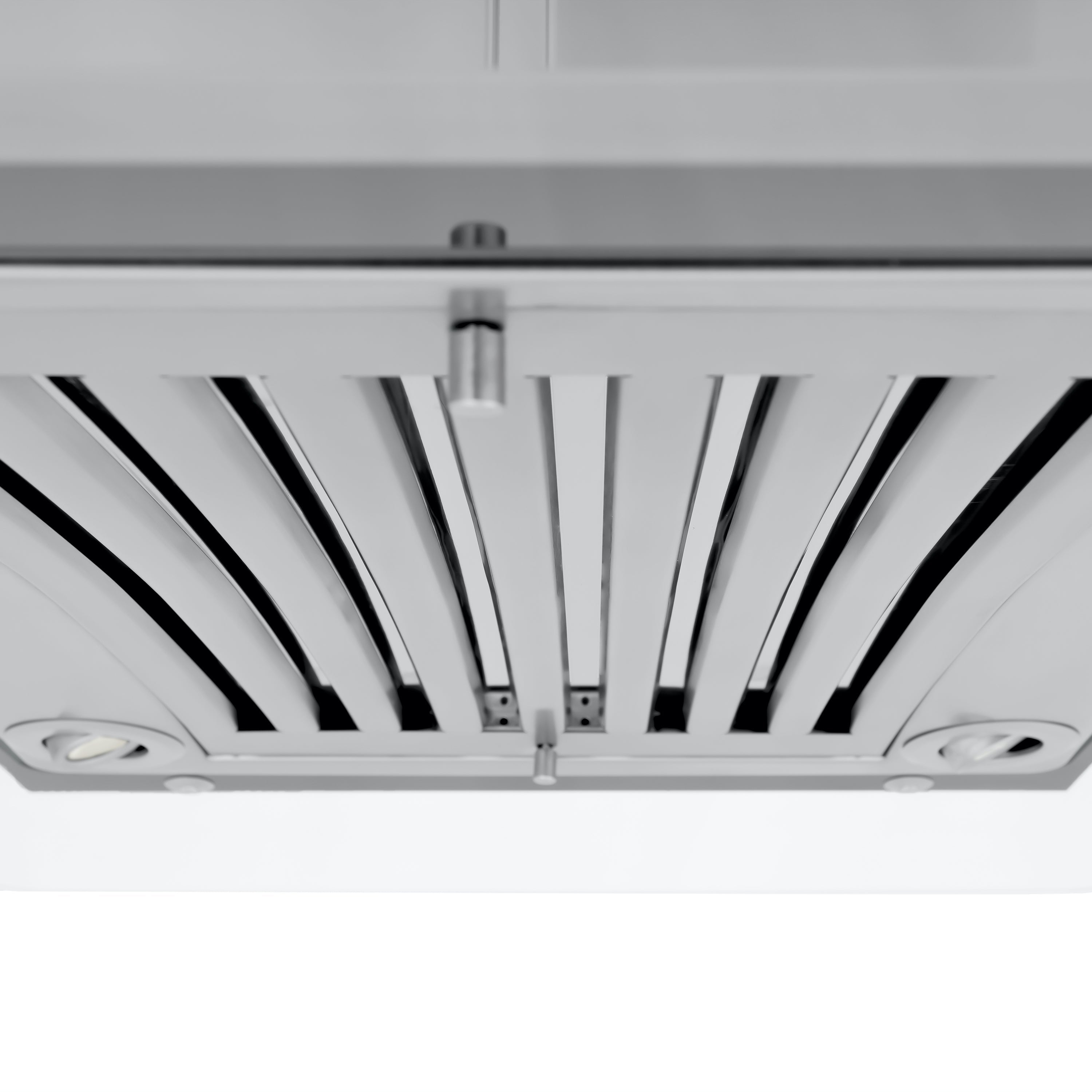 ZLINE 36 in Island Mount Range Hood 400 CFM Stainless Steel CrownSound Bluetooth Speakers (GL9iCRN-BT-36)