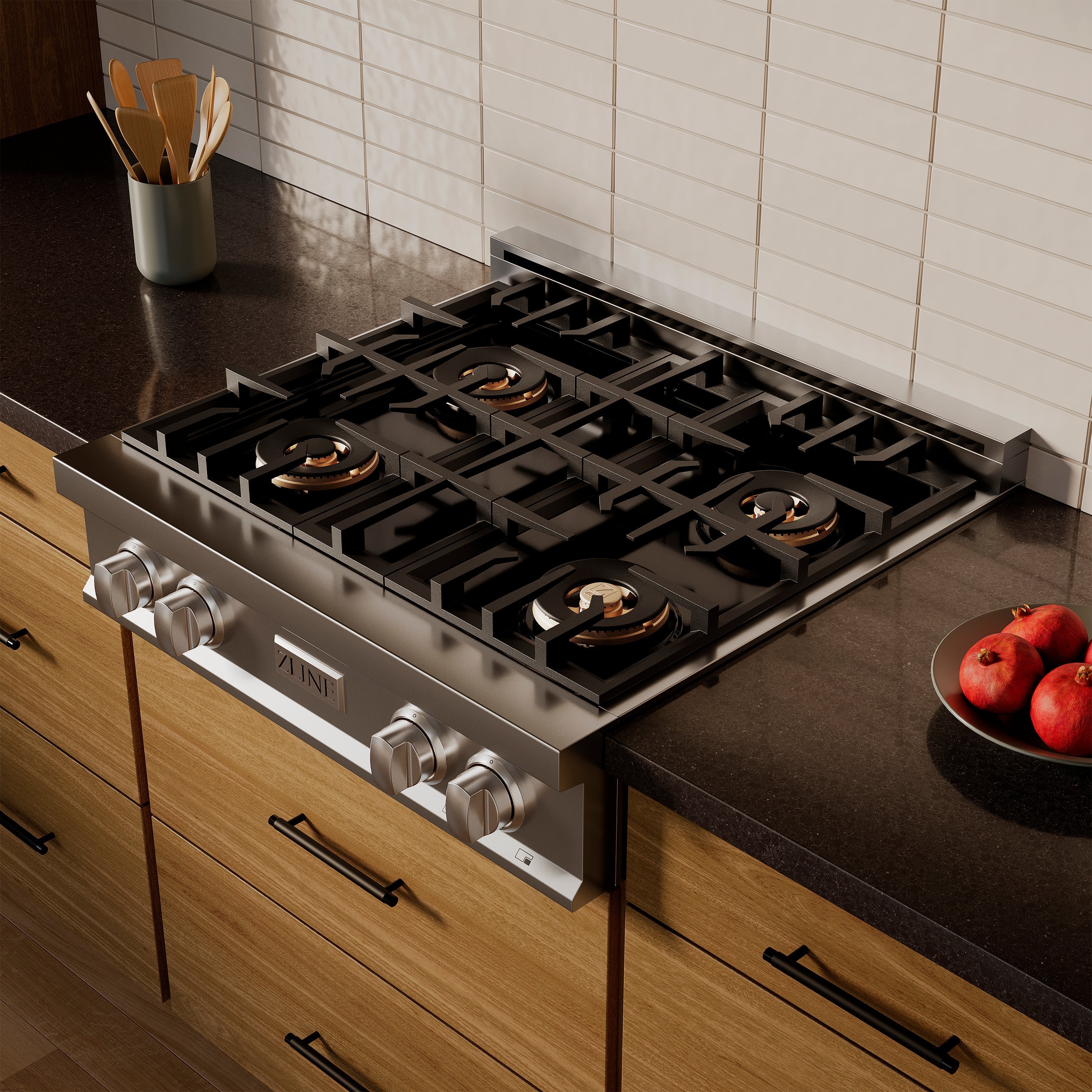 ZLINE 30" Classic Gas Rangetop with 4 Burner DuoPro™ Cooktop in Stainless Steel, PCRT30
