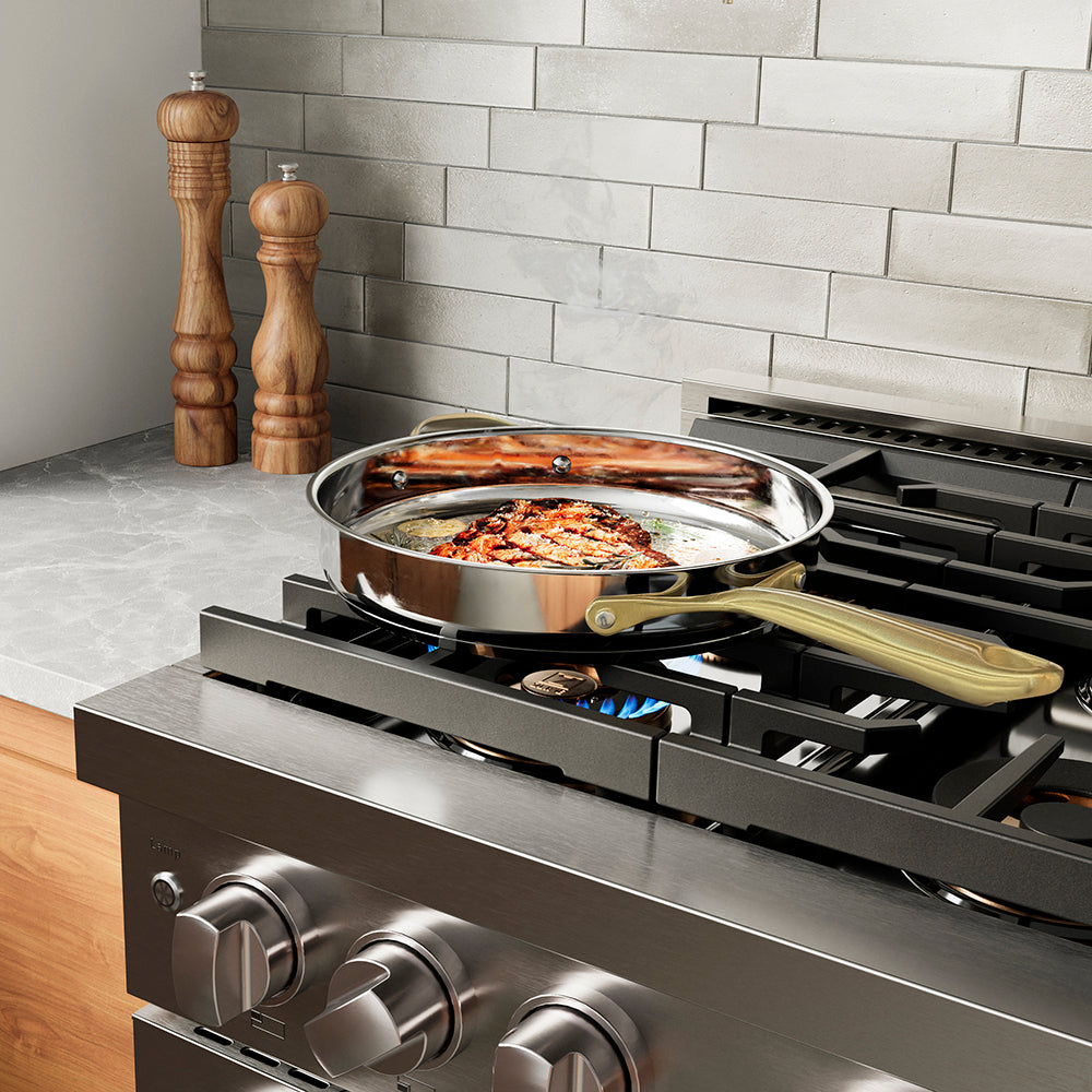 ZLINE 36 in. Dual Fuel Range 5.2 cu. ft. with 6 Burner DuoPro™ Cooktop and Electric Convection Oven – Stainless Steel (PSDR36)