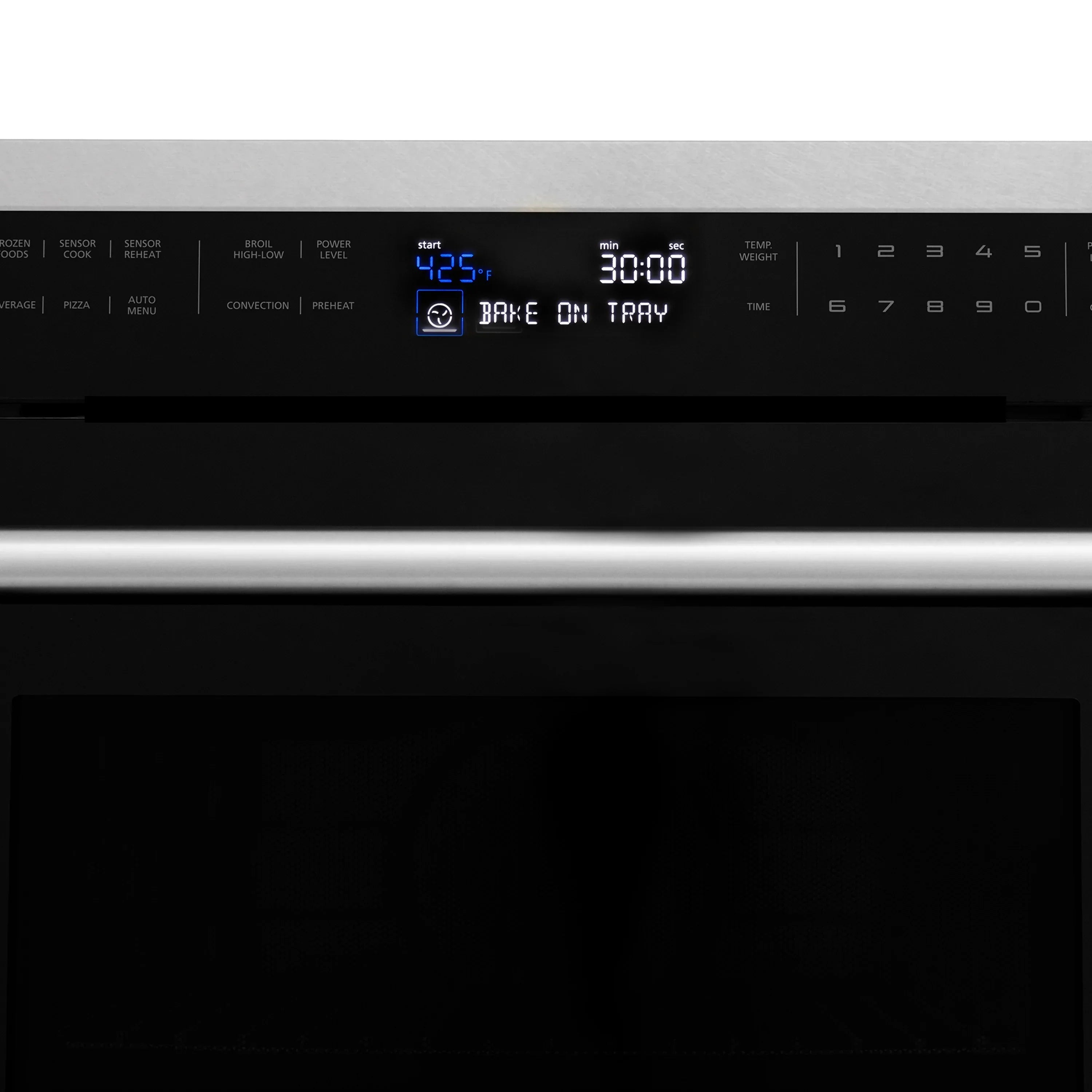 ZLINE 24" 1.6 cu ft. Built-in Convection Microwave Oven in Satin Stainless Steel with Speed and Sensor Cooking, MWO-24-SS