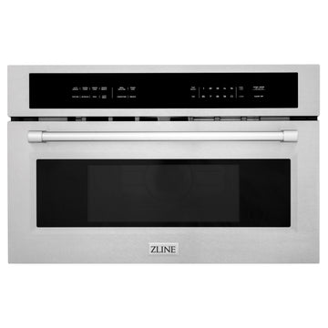 ZLINE 30" 1.6 cu ft. Built-in Convection Microwave Oven in Satin Stainless Steel with Speed and Sensor Cooking, MWO-30-SS