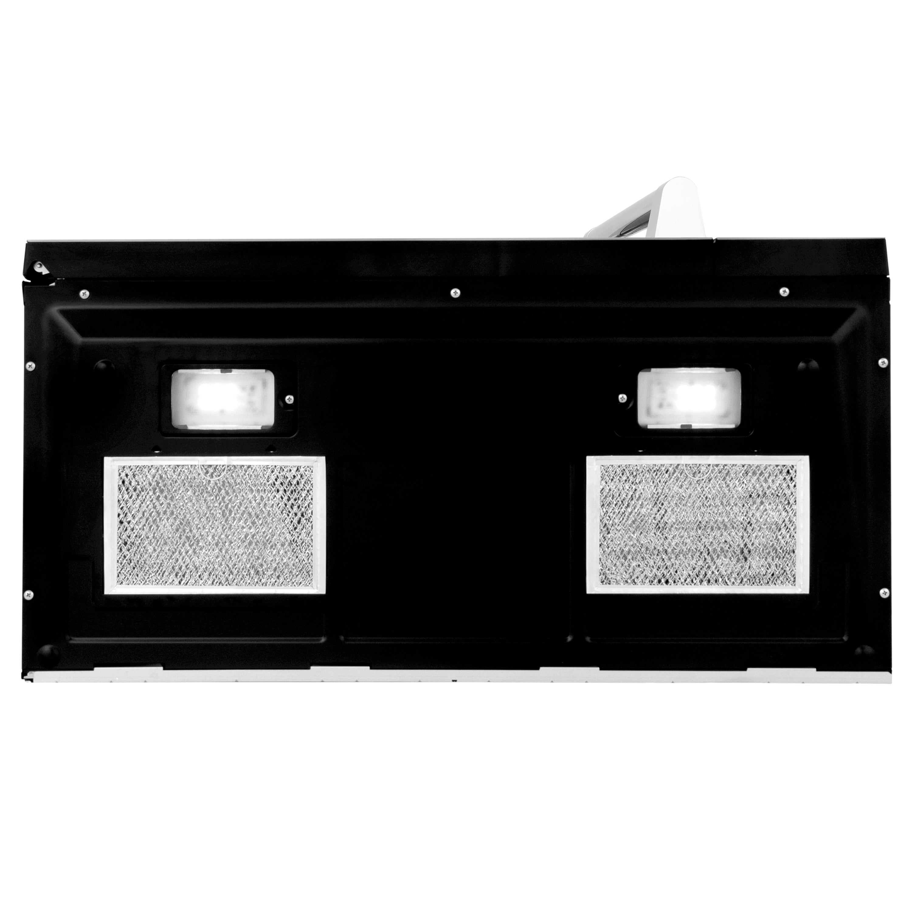 ZLINE 30" 1.5 cu. ft. Over-The-Range Microwave in Satin Stainless Steel with Traditional Handle and Set of 2 Charcoal Filters, MWO-OTRCFH-30-SS