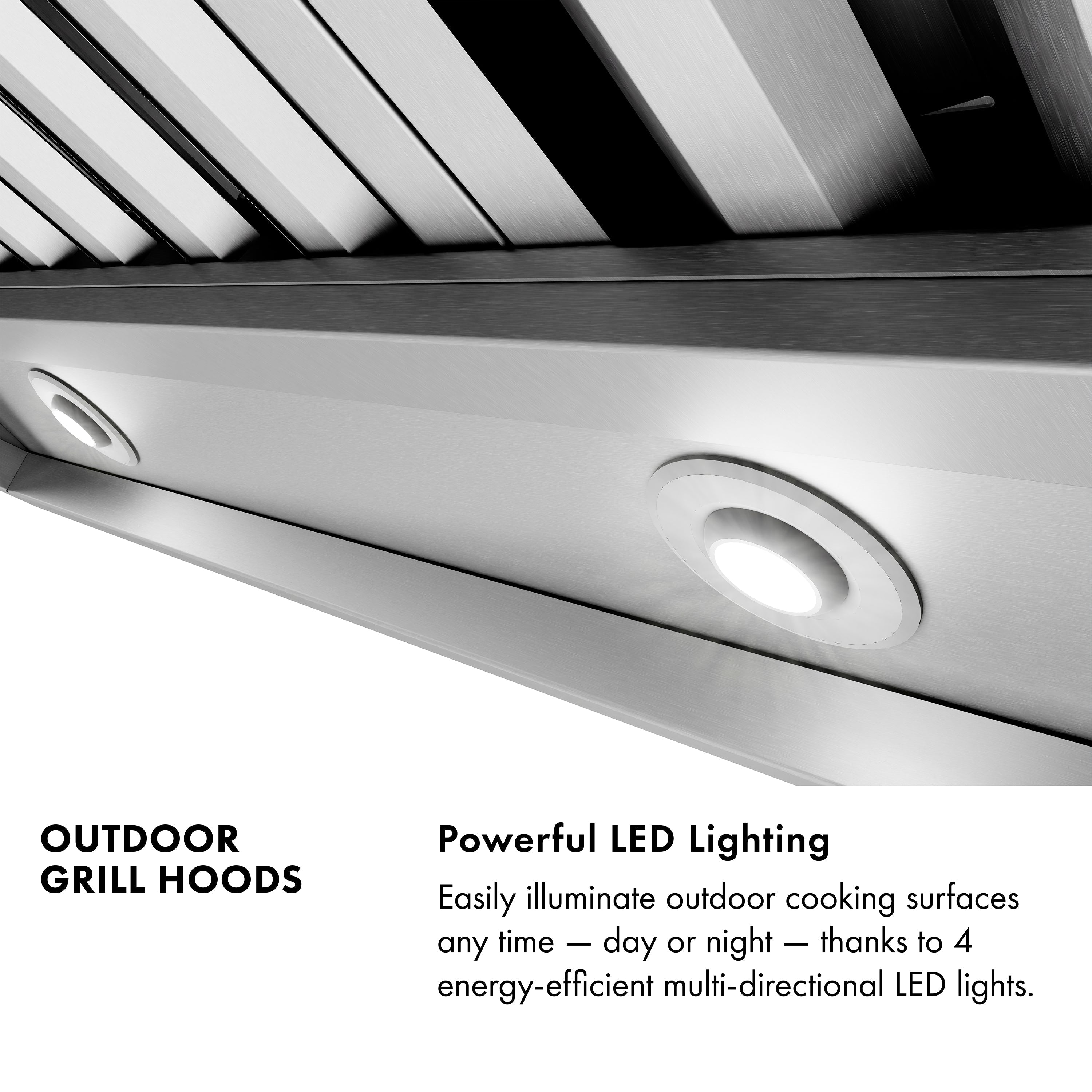 ZLINE 48 in. Wall Mount Outdoor Grill Hood, 2000 CFM (GOW1-48)