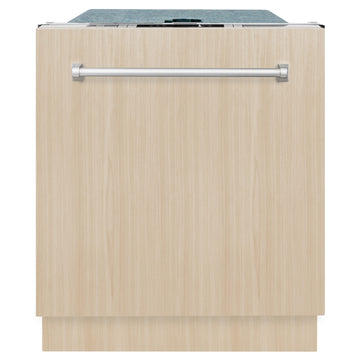 ZLINE 24-Inch Top Control Low-Profile Dishwasher, Custom Panel Ready, Stainless Steel Tub (DW7713-24)