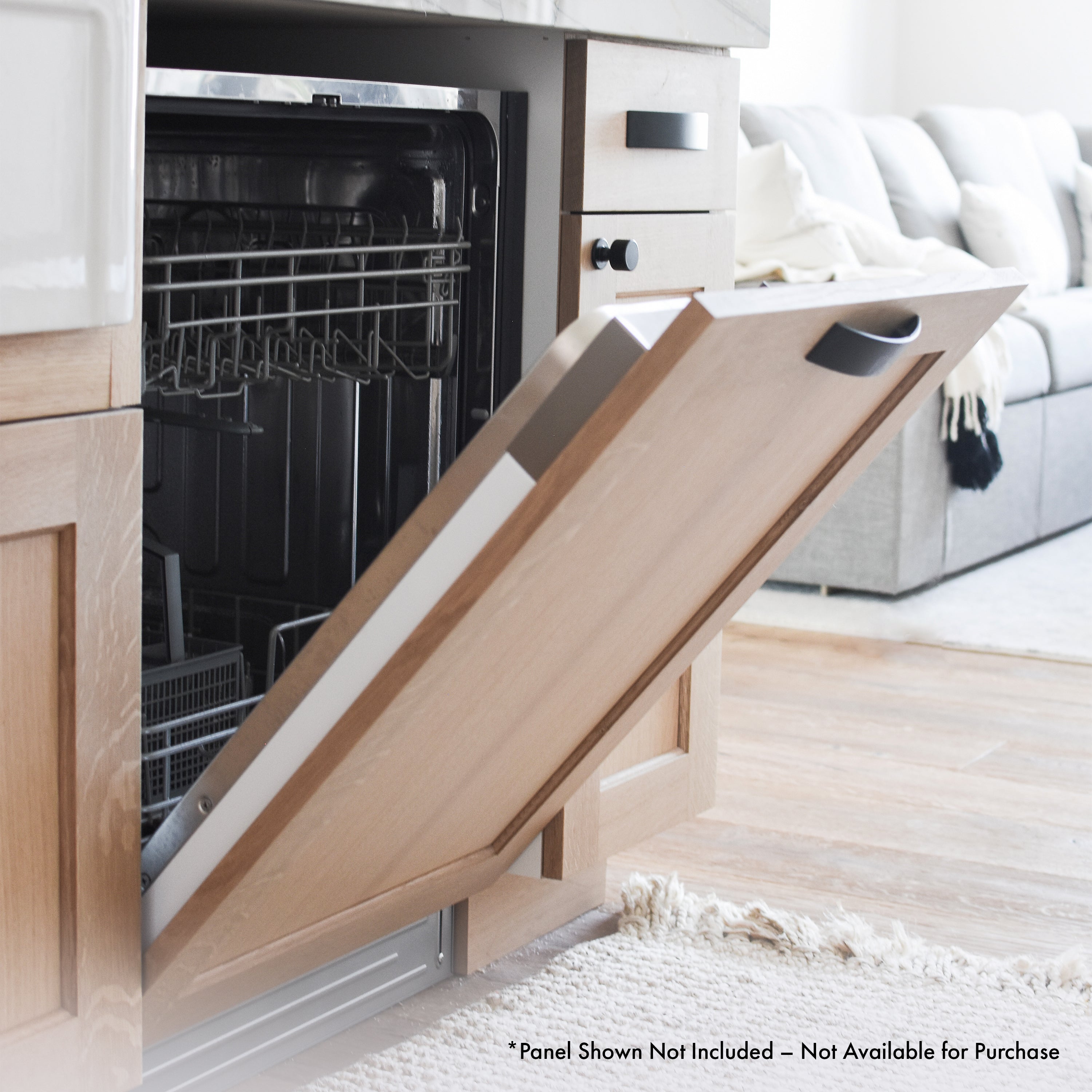 ZLINE 24-Inch Top Control Low-Profile Dishwasher, Custom Panel Ready, Stainless Steel Tub (DW7713-24)
