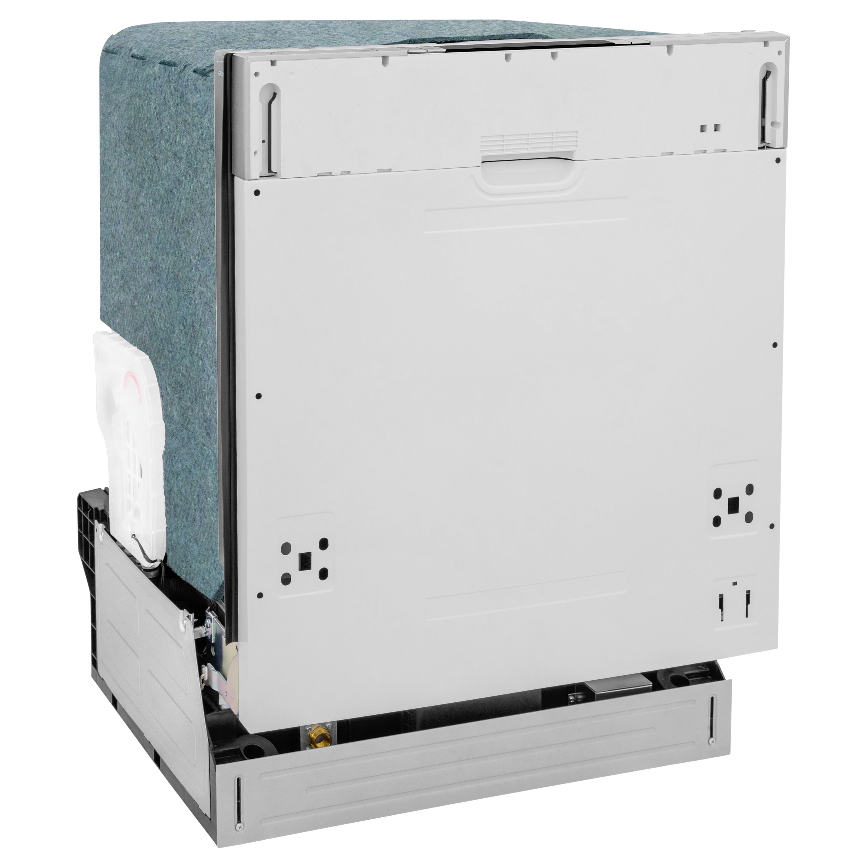 ZLINE 24-Inch Top Control Low-Profile Dishwasher, Custom Panel Ready, Stainless Steel Tub (DW7713-24)