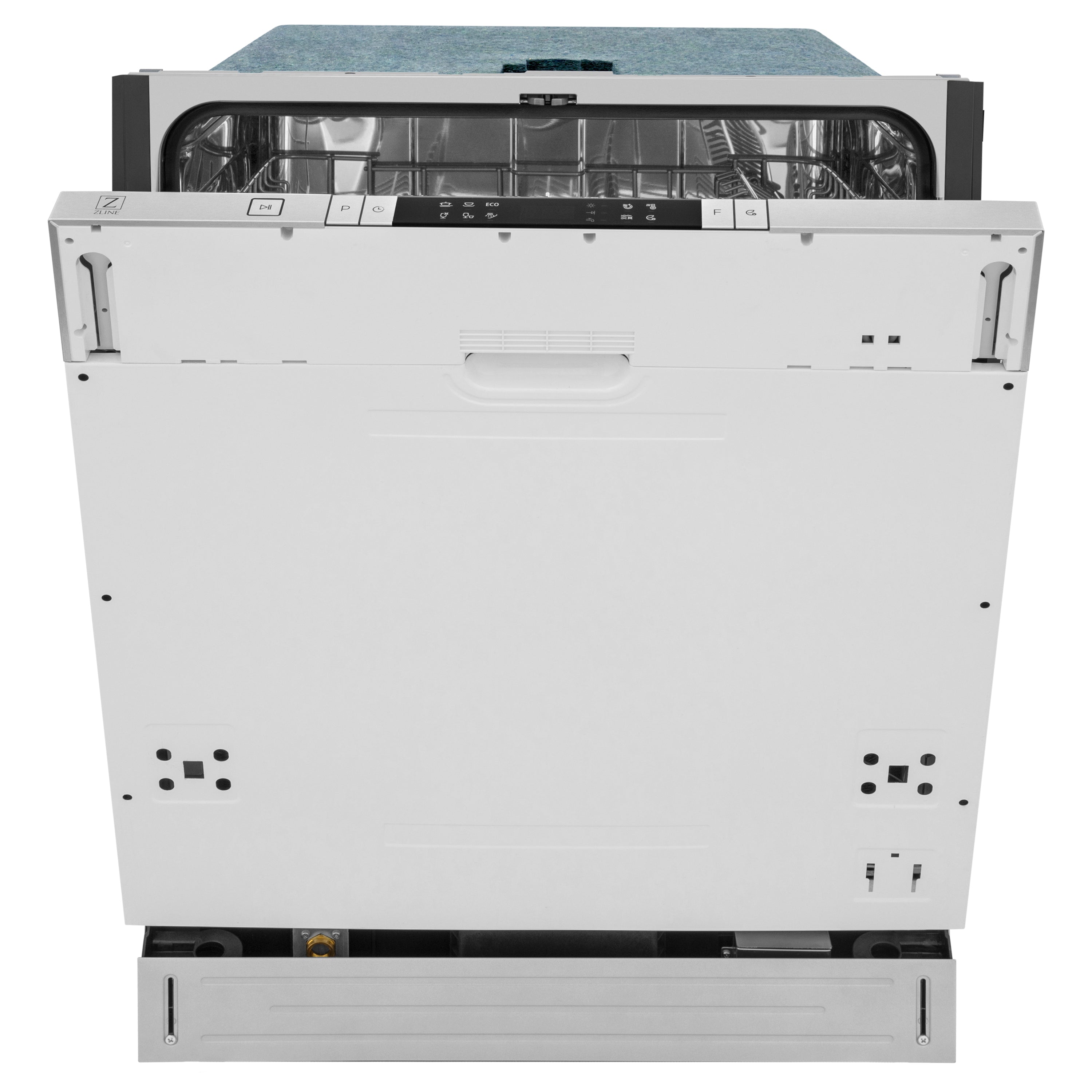 ZLINE 24-Inch Top Control Low-Profile Dishwasher, Custom Panel Ready, Stainless Steel Tub (DW7713-24)