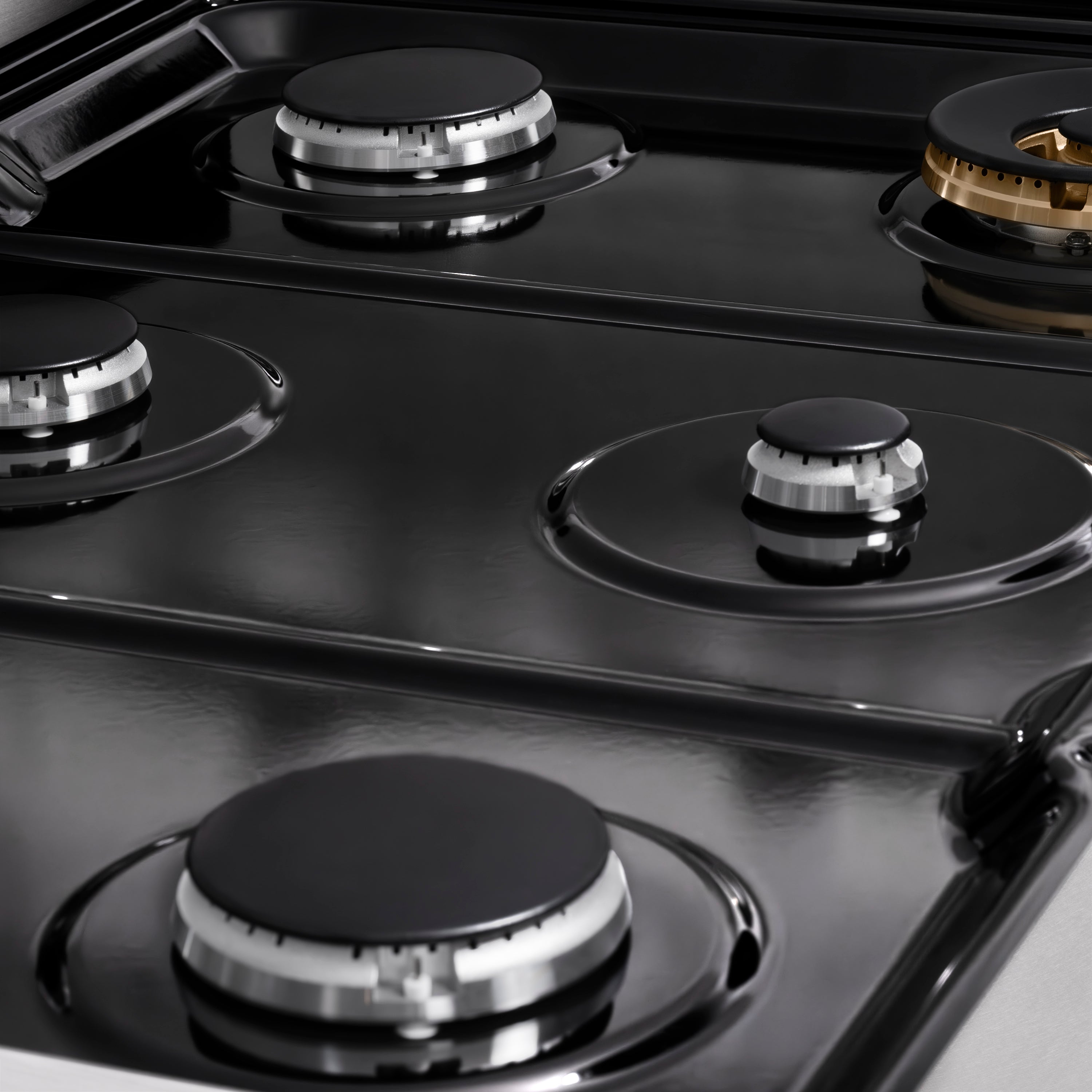 ZLINE Paramount 36" Gas Rangetop with 6 Burners and Porcelain Cooktop in Satin Stainless Steel, SRTS-36