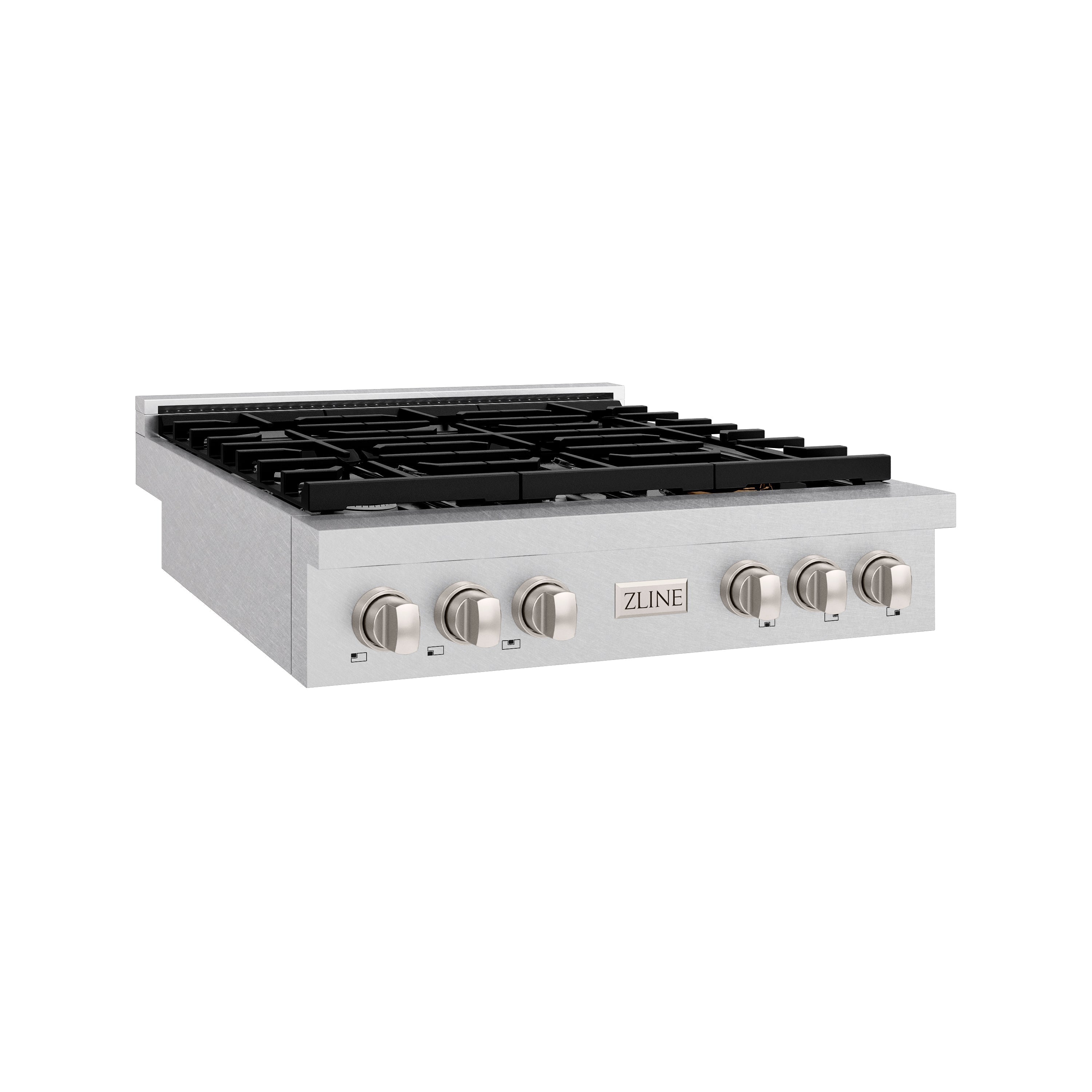 ZLINE Paramount 36" Gas Rangetop with 6 Burners and Porcelain Cooktop in Satin Stainless Steel, SRTS-36