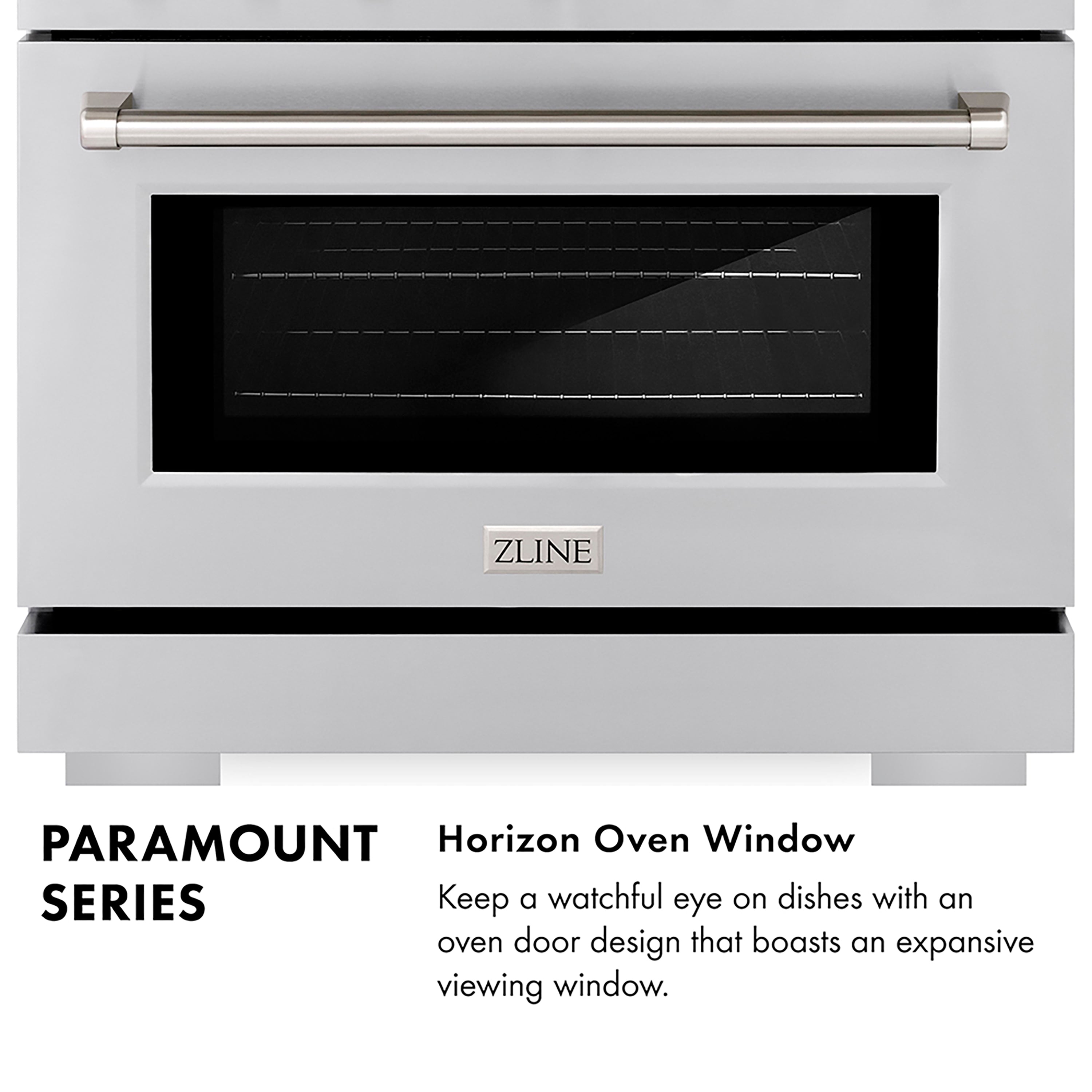 ZLINE 48 in. Dual Fuel Range 6.7 cu. ft. 8 Burner DuoPro™ Cooktop Dual Ovens Satin Stainless Steel Black Matte Doors Polished Gold Accents (PSDRSZ-BLM48-G)
