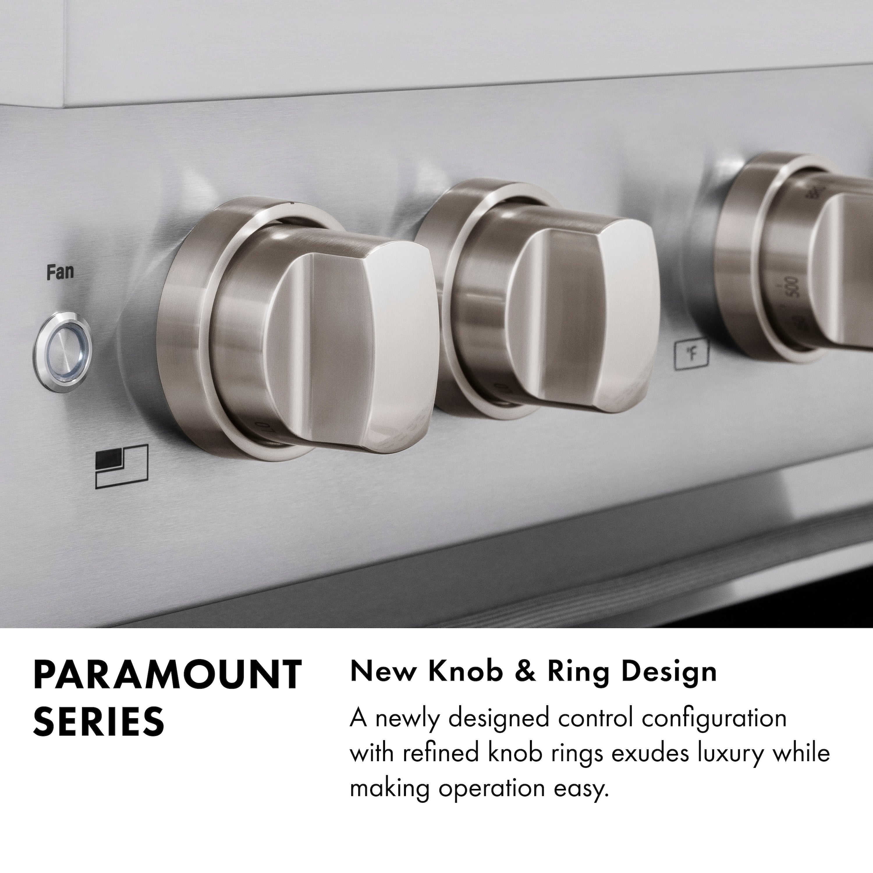 ZLINE 48 in. Gas Range 6.7 cu. ft. Double Oven, 8 Burner Cooktop, Stainless Steel, Champagne Bronze Helix Handles (SGRZ-48-KCB)