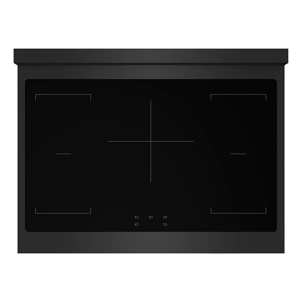 ZLINE 36 in. Induction Range 5.2 cu. ft. 5 Elements Electric Convection Oven Black Stainless Steel Champagne Bronze Accents (SINRBZ-36-CB)