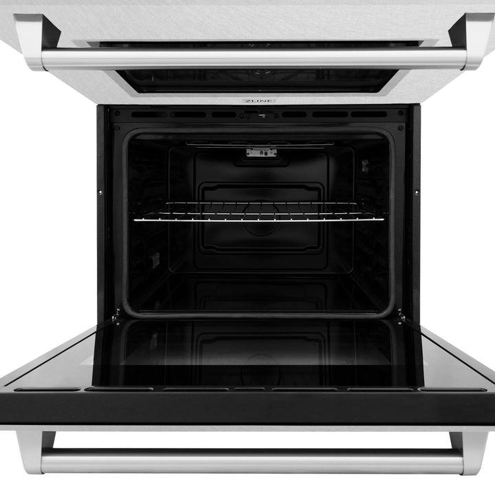 ZLINE 30" Professional True Convection Double Wall Oven with Air Fry and Self Clean in Satin Stainless Steel, WADS-30