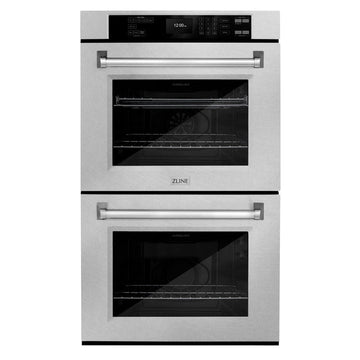 ZLINE 30" Professional True Convection Double Wall Oven with Air Fry and Self Clean in Satin Stainless Steel, WADS-30