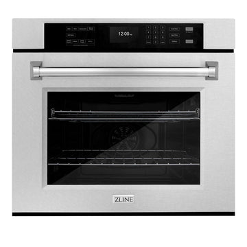 ZLINE 30" Professional True Convection Single Wall Oven with Air Fry and Self Clean in Satin Stainless Steel, WASS-30