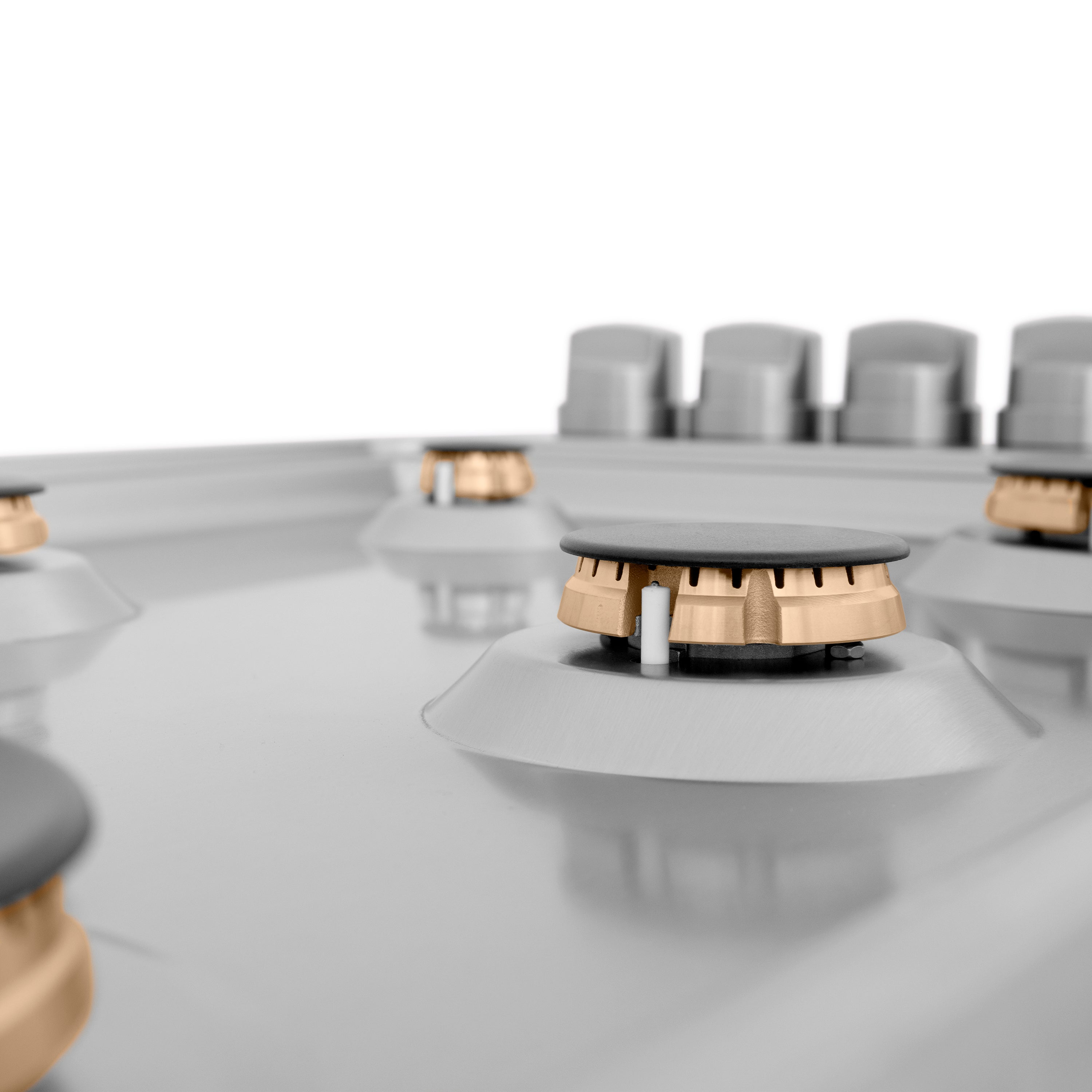 ZLINE 36" Gas Cooktop with 6 Gas Brass Burners, RC-BR-36