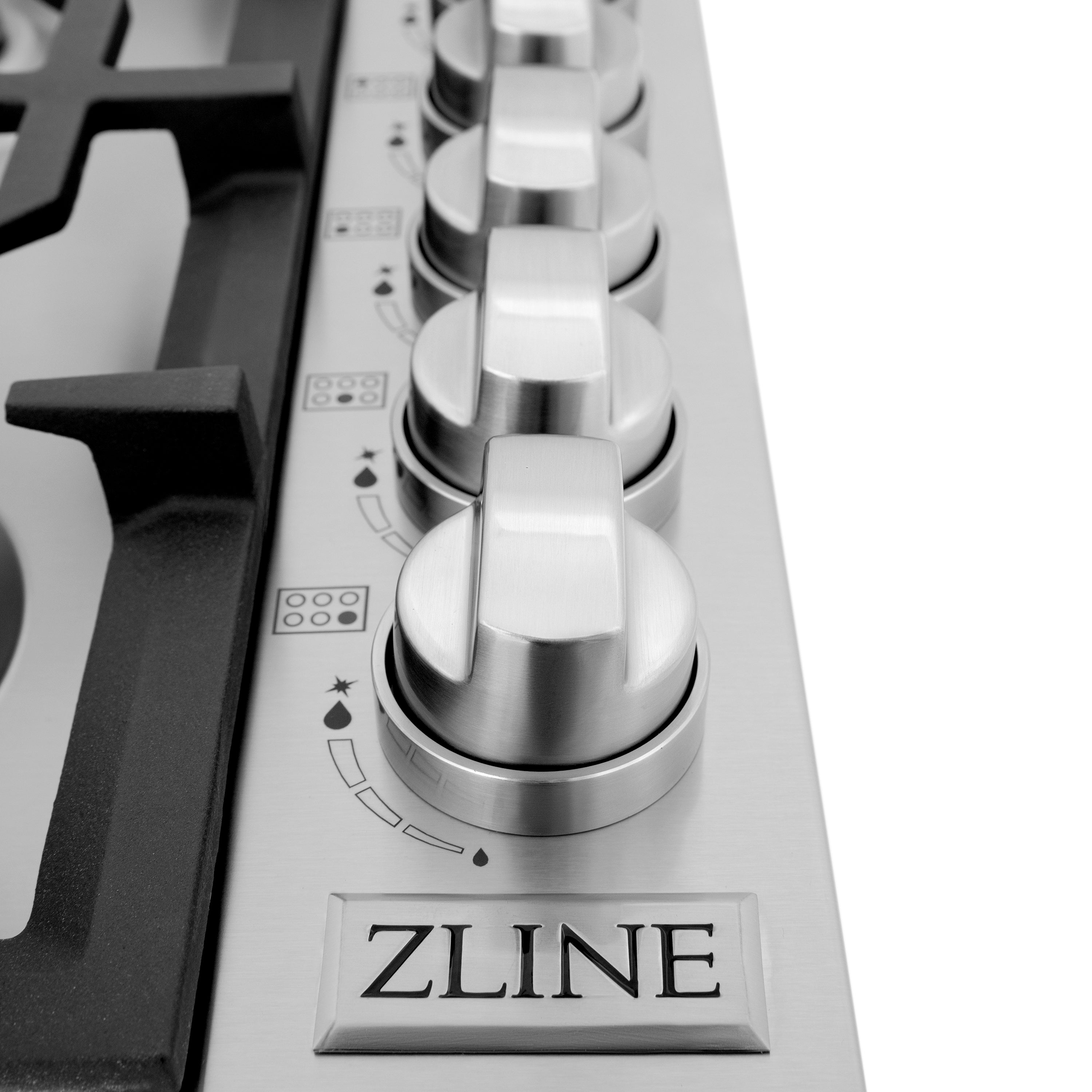 ZLINE 36" Gas Cooktop with 6 Gas Brass Burners, RC-BR-36