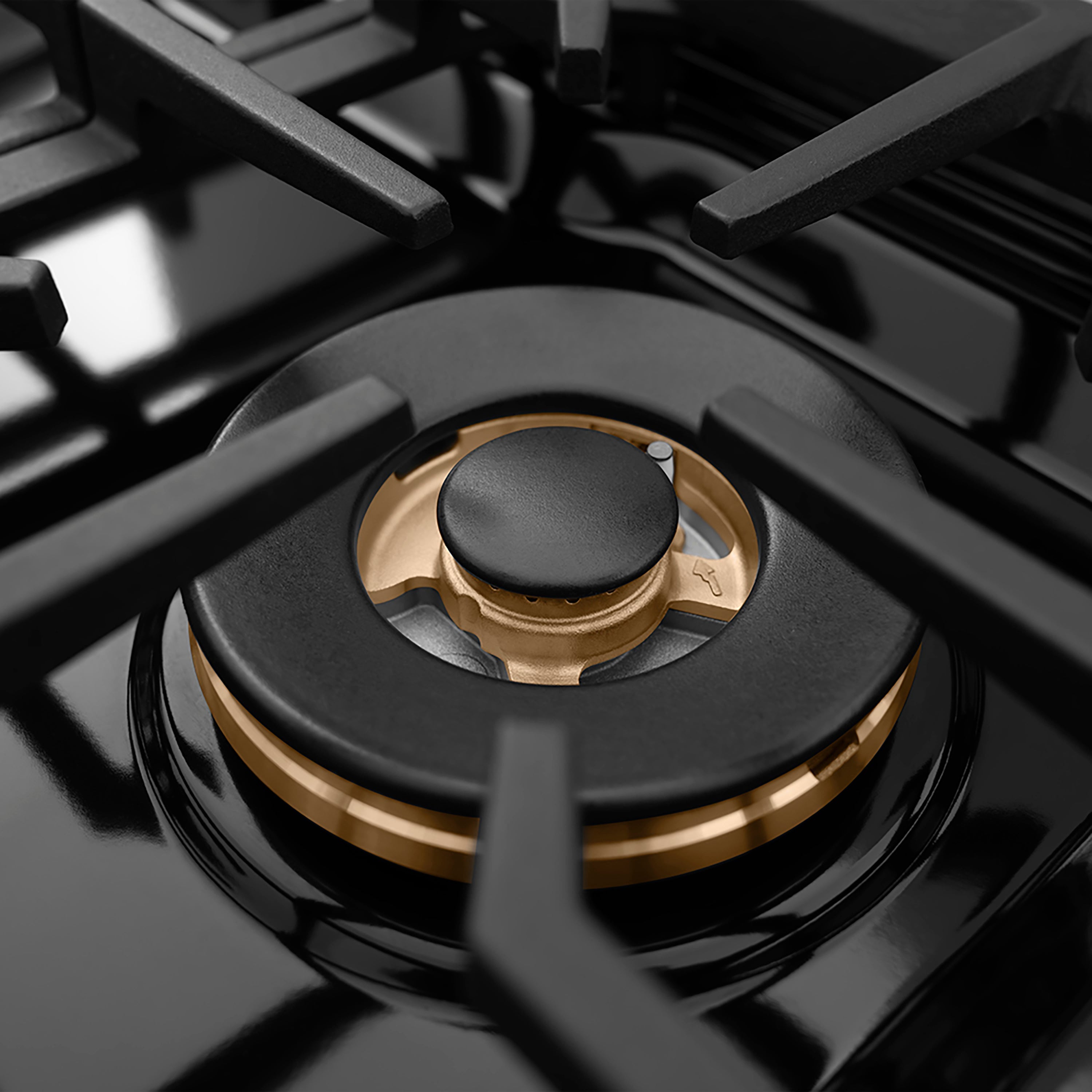 ZLINE 30 in. Dual Fuel Range 4.2 cu. ft. – 4 Burner DuoPro™ Cooktop, Electric Convection Oven, Satin Stainless Steel with Champagne Bronze Accents (PSDRSZ-30-CB)