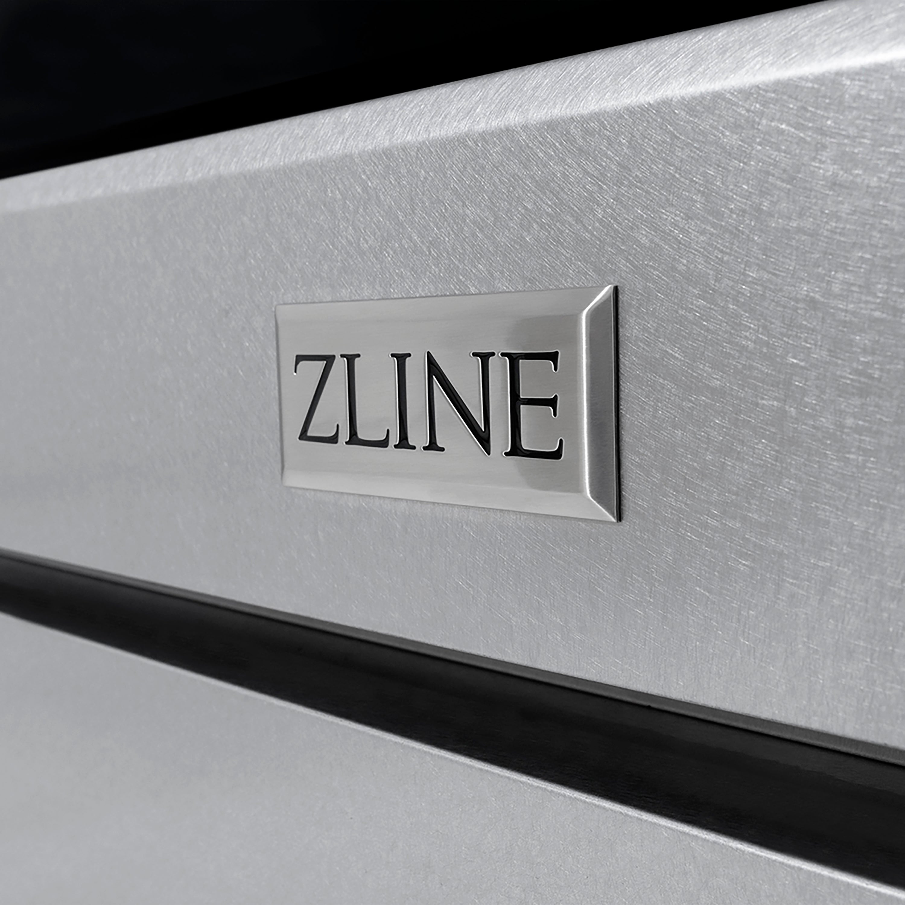 ZLINE 30 in Dual Fuel Range 4.2 cu. ft. 4 Burner DuoPro Cooktop Electric Convection Oven Satin Stainless Steel Matte Black Accents (PSDRSZ-30-MB)