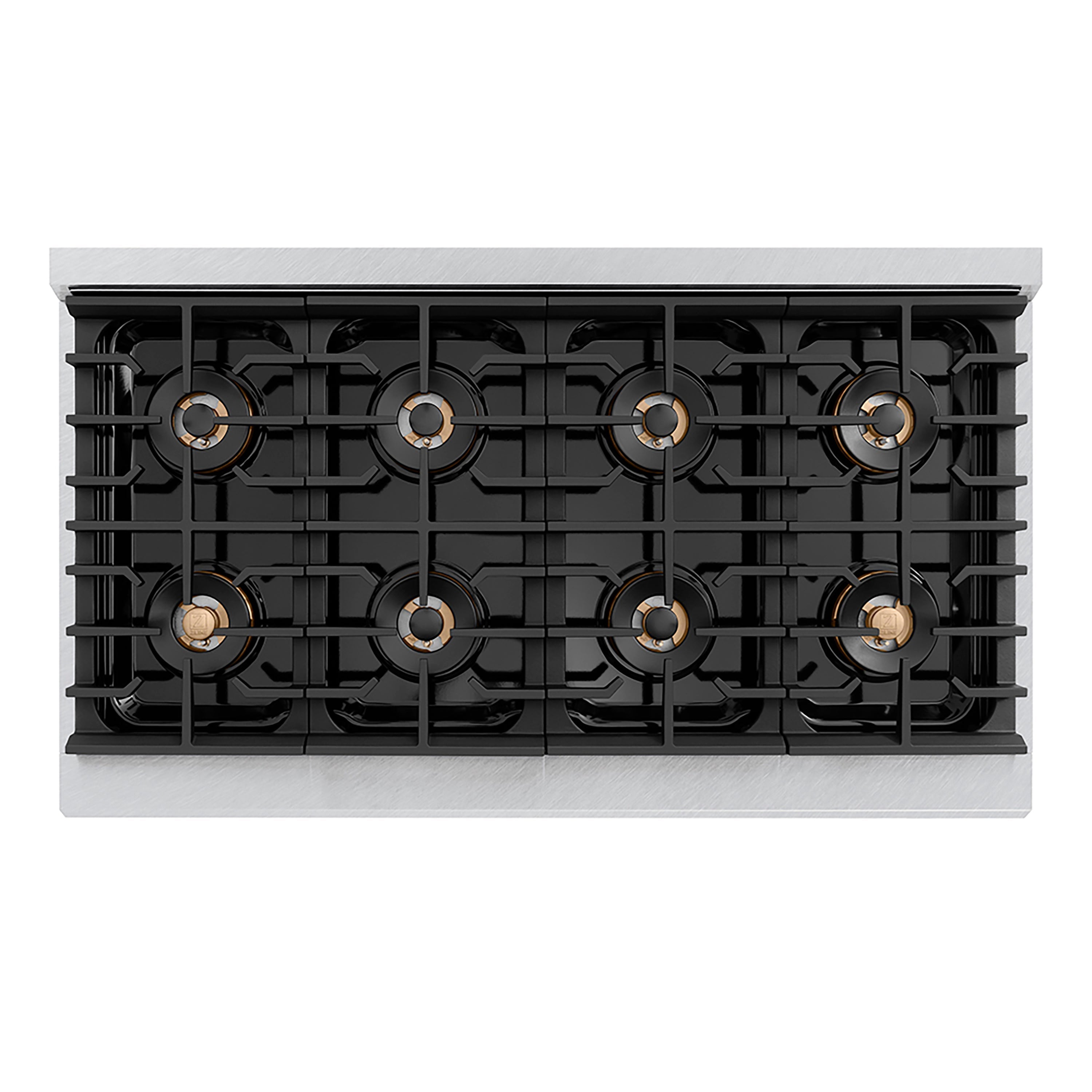 ZLINE 48 in. Gas Range 6.7 cu. ft. Dual Oven with 8 Burner DuoPro™ Cooktop, Satin Stainless Steel (PSGRS-48)