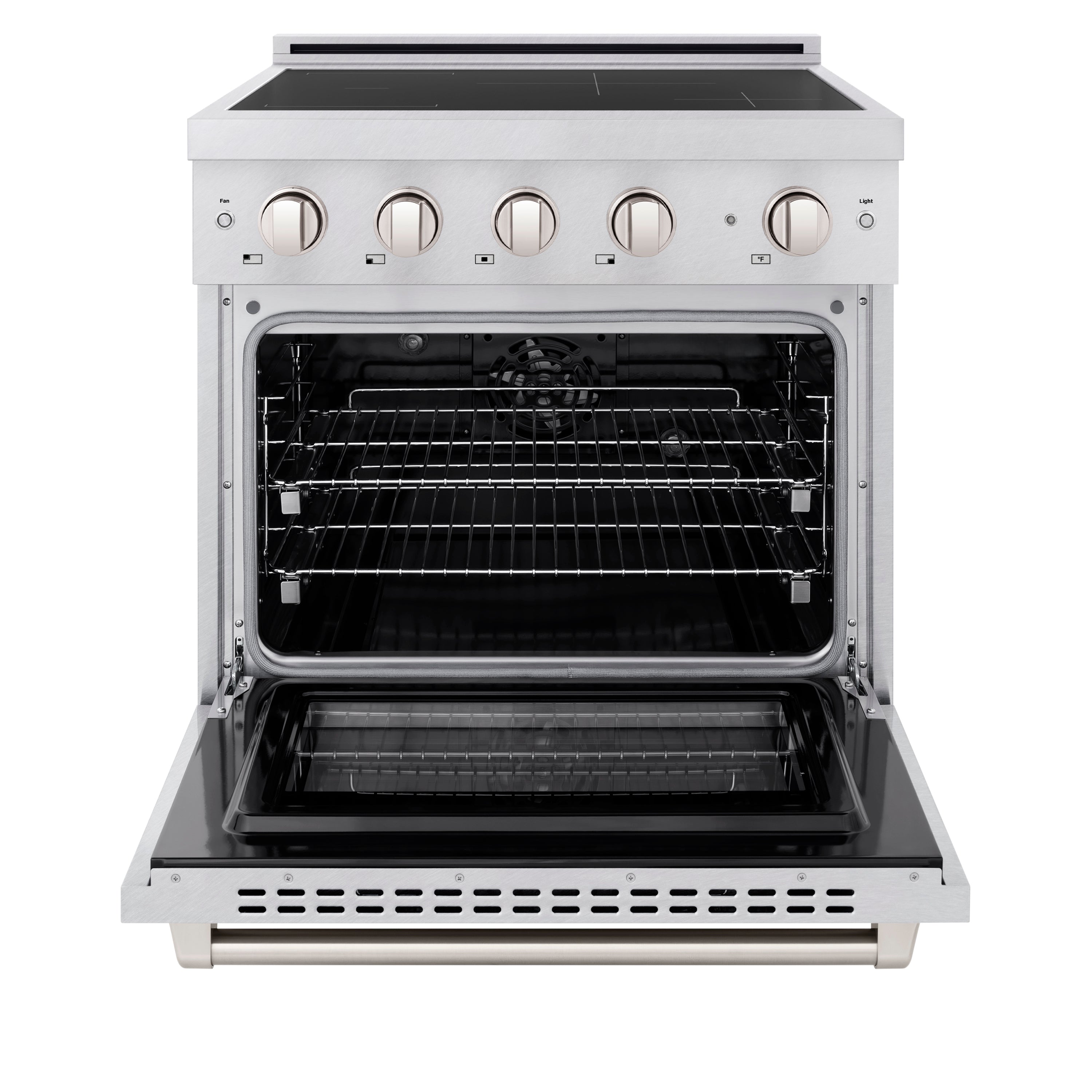 ZLINE 30 in Induction Range 4.2 cu. ft Electric Oven 4 Element Cooktop Satin Stainless Steel (SINRS-30)