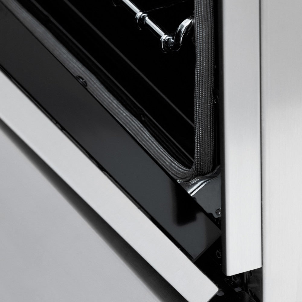 ZLINE Autograph 60 in. 7.4 cu. ft. Dual Fuel Range with Gas Cooktop and Electric Convection Ovens in Stainless Steel with Champagne Bronze Accents (RAZ-60-CB)