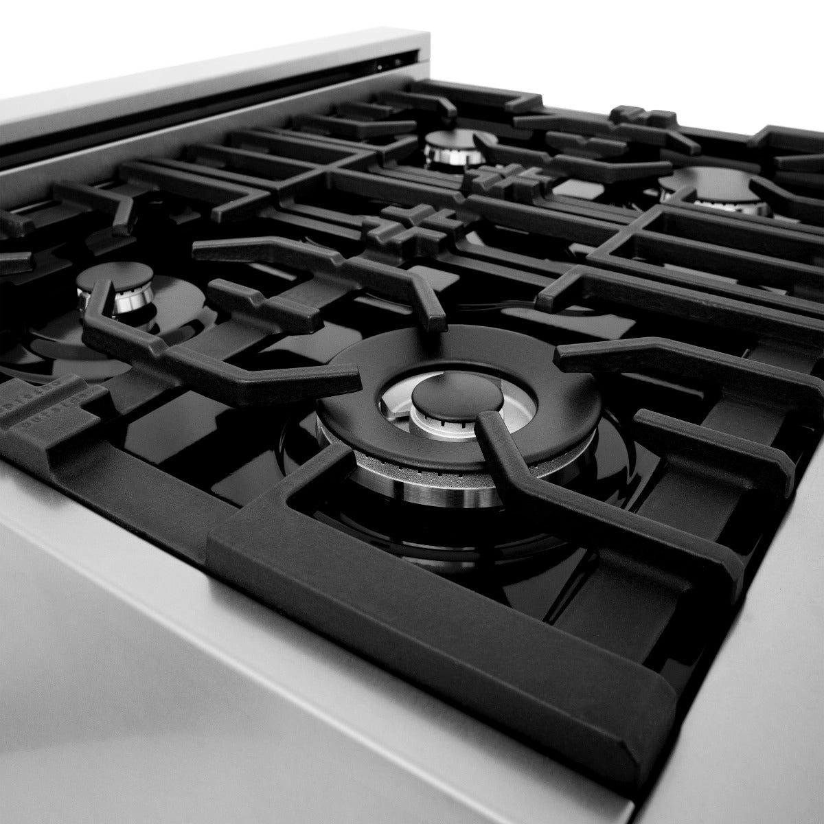 ZLINE Kitchen and Bath 36" Dual Fuel Range, 6 Gas Burners, Electric Convection Oven, Stainless Steel (RA36)