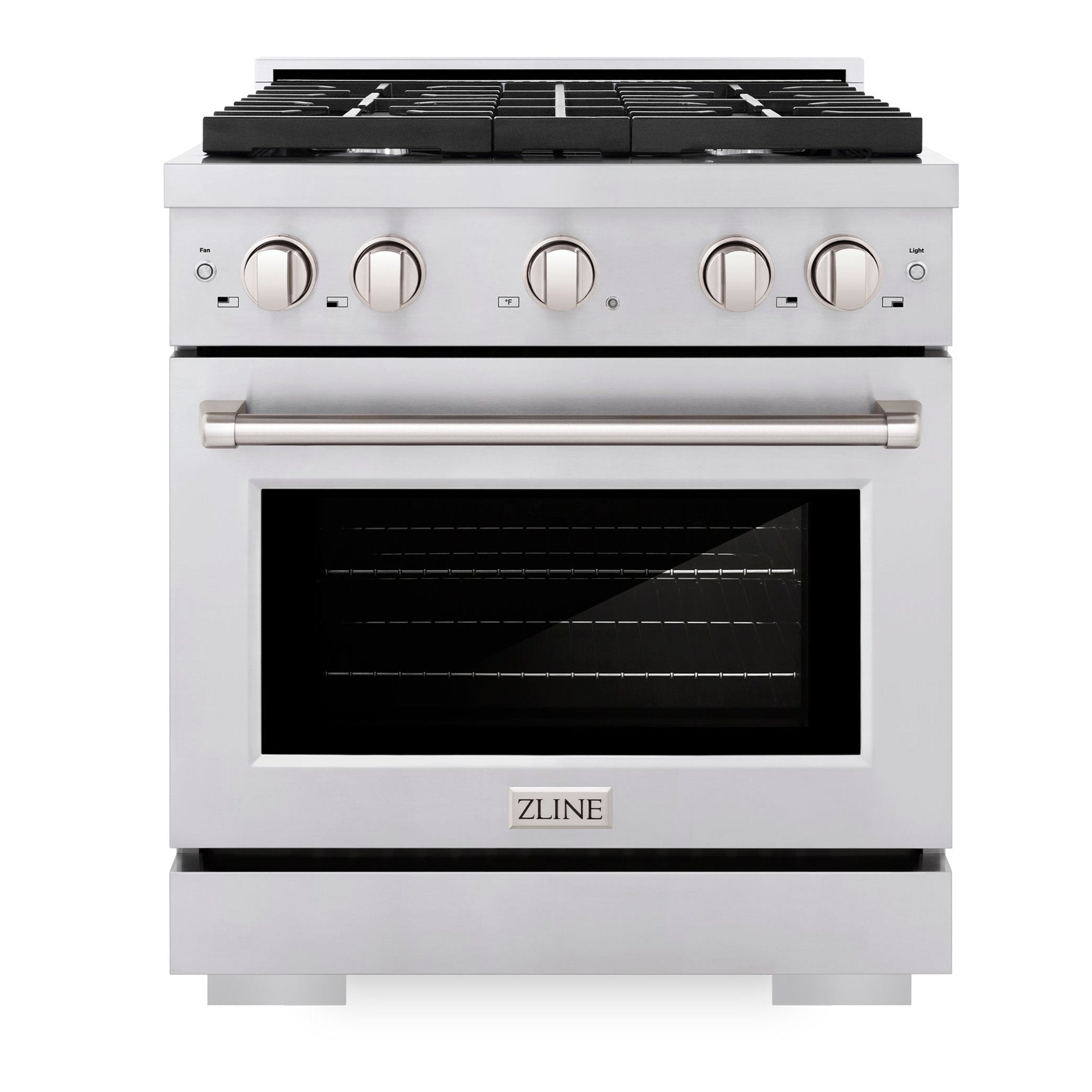 ZLINE 30-Inch Paramount Dual Fuel Range with 4 Gas Burners and 4.2 cu. ft. Electric Convection Oven, Stainless Steel, MODEL SDR30