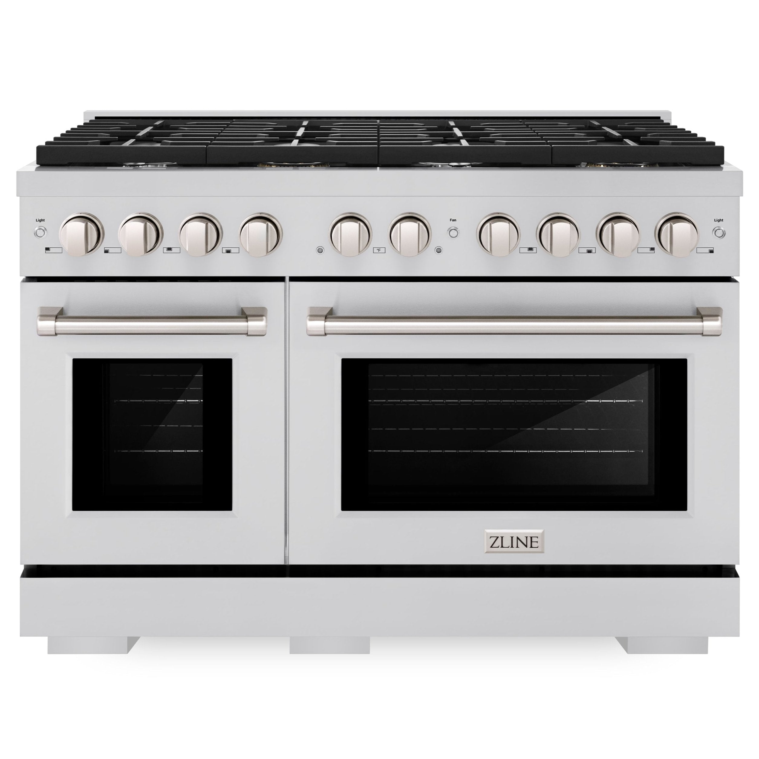 ZLINE 48 in. 6.7 cu. ft. Paramount Double Oven Dual Fuel Range with 8 Gas Burners, Stainless Steel (SDR48)