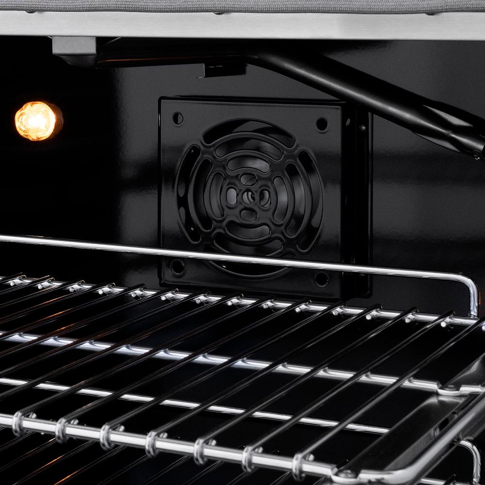 ZLINE 48 in. 6.7 cu. ft. Paramount Double Oven Dual Fuel Range with 8 Gas Burners, Stainless Steel (SDR48)