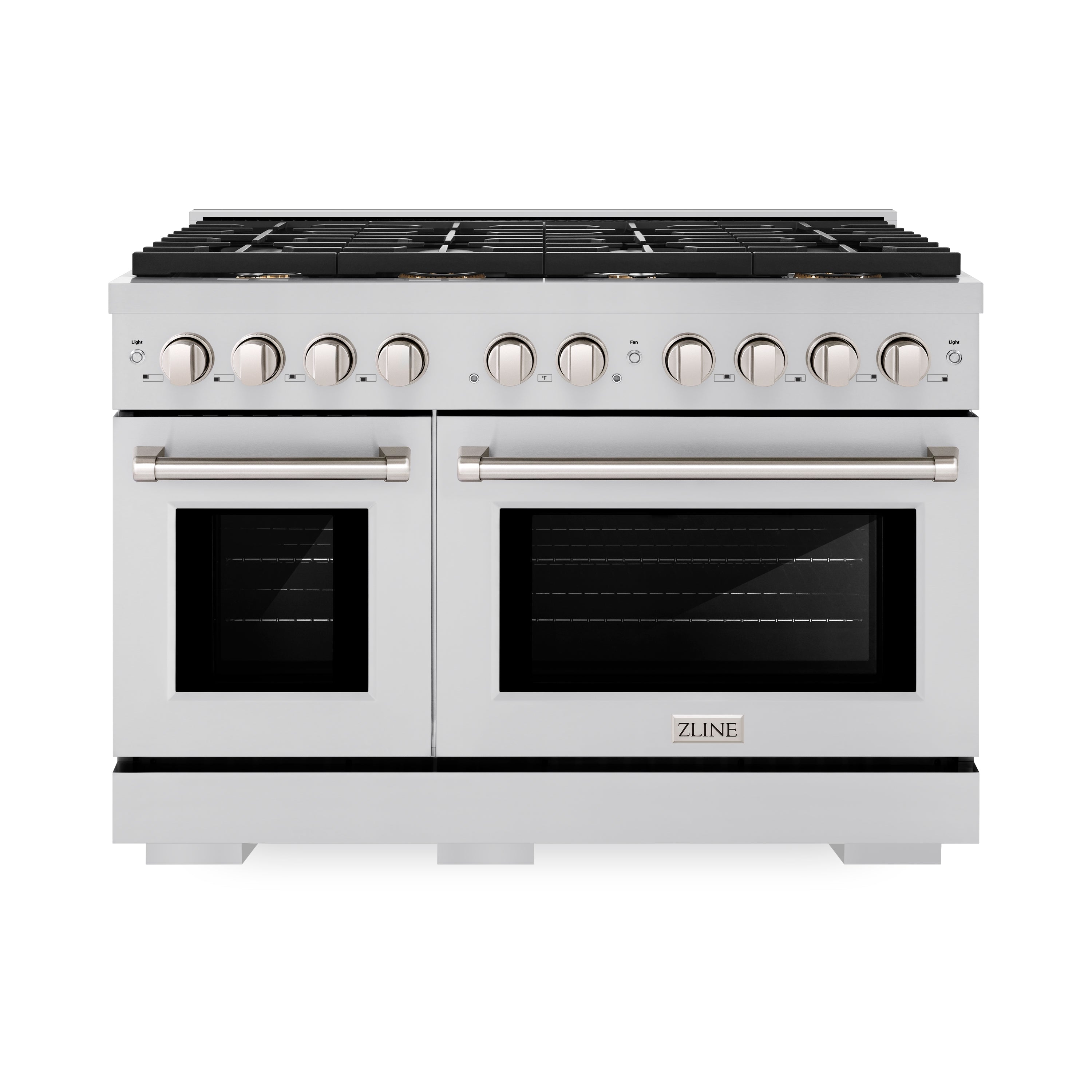ZLINE Paramount 48 in. Gas Range with Convection Oven, 8 Brass Burners, 6.7 cu. ft. Capacity, Stainless Steel (SGR-BR-48)
