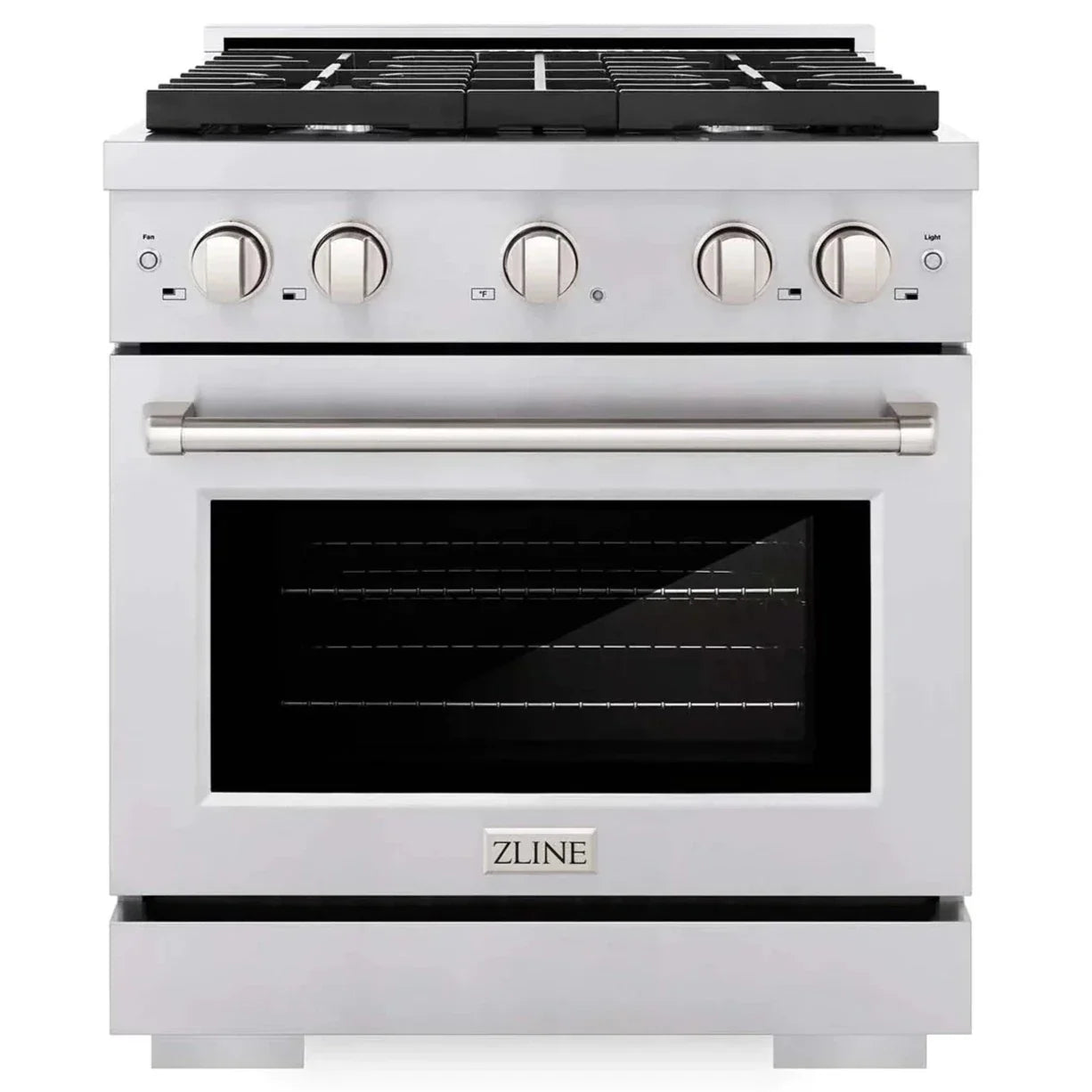 ZLINE 30-Inch Gas Range with Convection Oven, 4 Burners, Stainless Steel (SGR30)