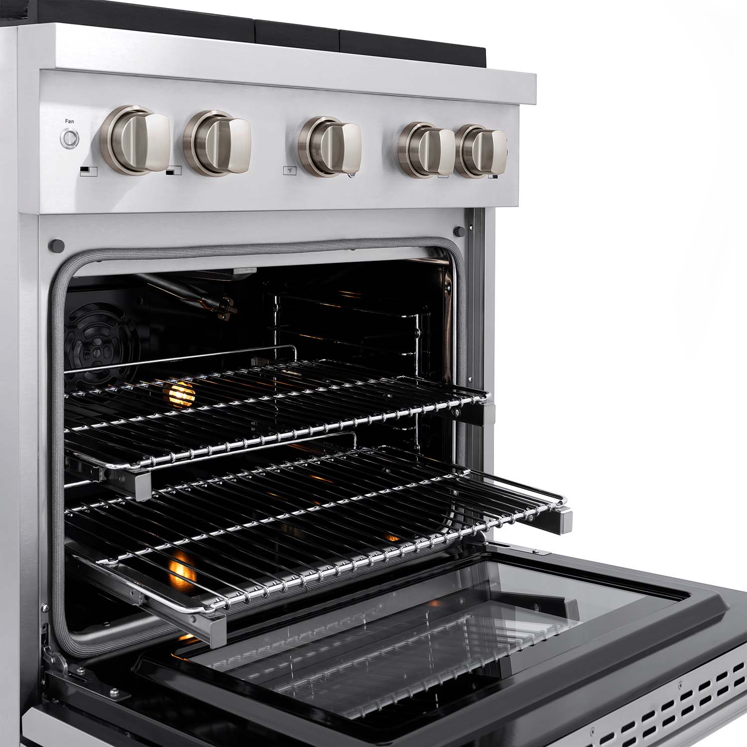ZLINE 30-Inch Gas Range with Convection Oven, 4 Burners, Stainless Steel (SGR30)