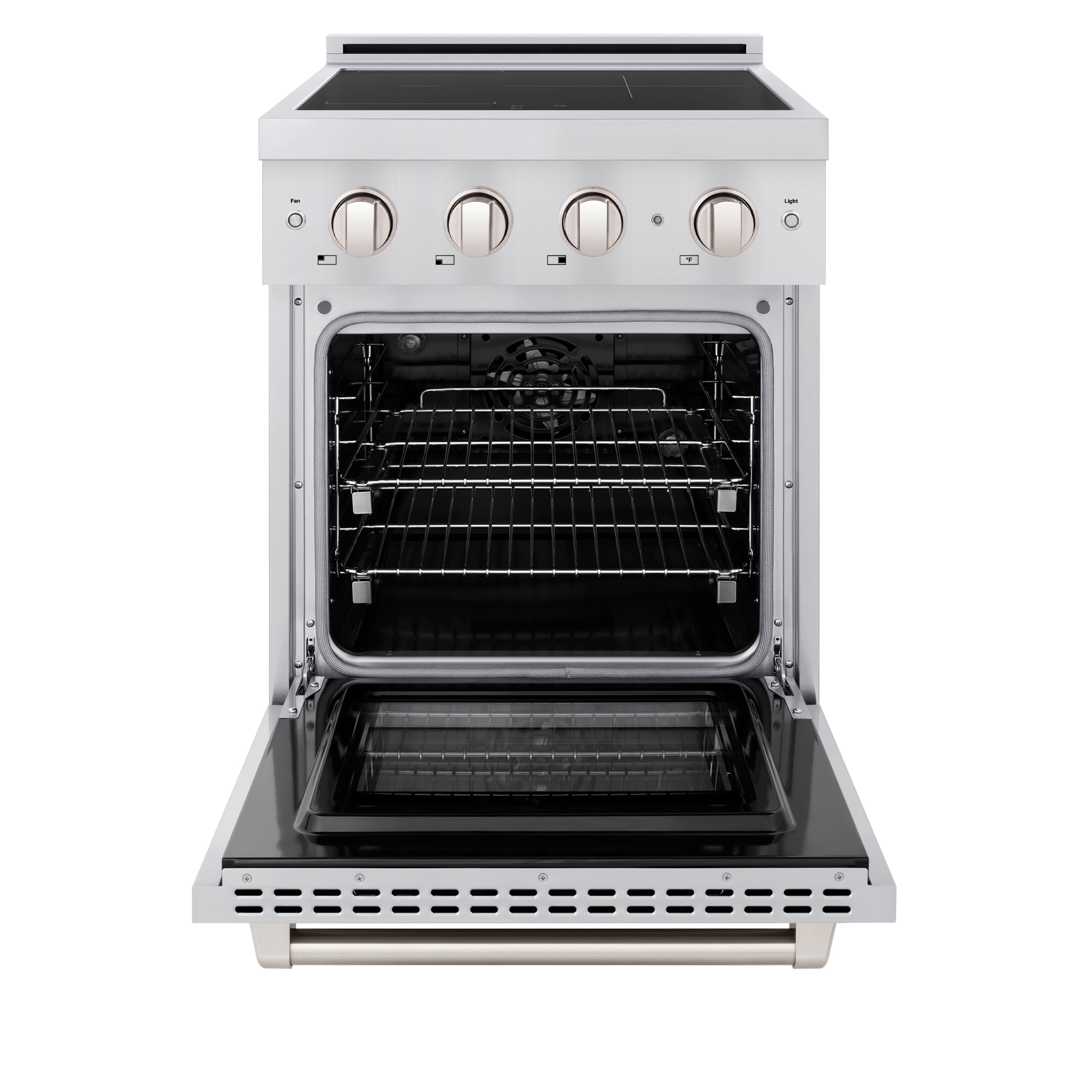 ZLINE 24 in Induction Range 5.2 cu. ft. 3 Element Cooktop Electric Oven Stainless Steel (SINR24)