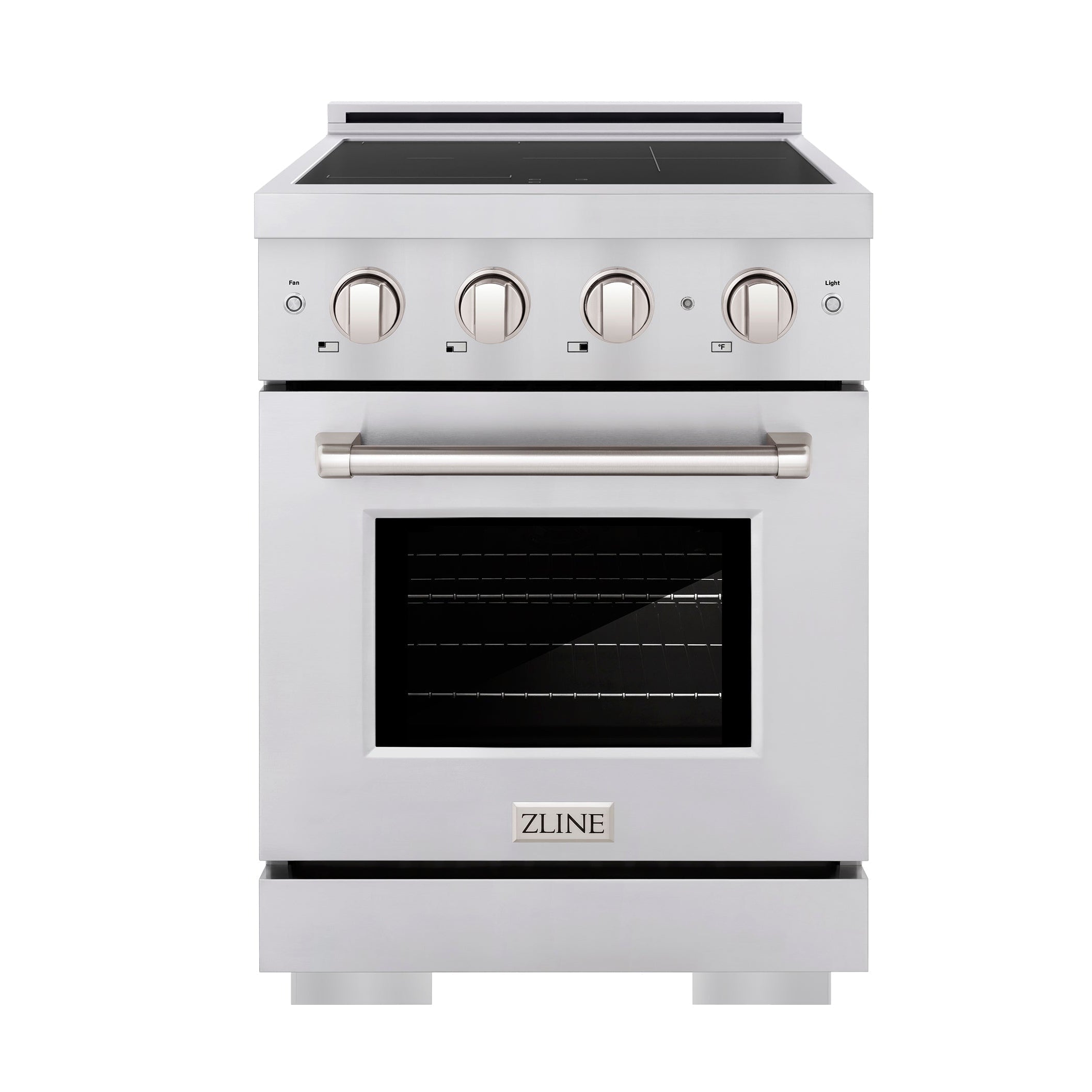 ZLINE 24 in Induction Range 5.2 cu. ft. 3 Element Cooktop Electric Oven Stainless Steel (SINR24)
